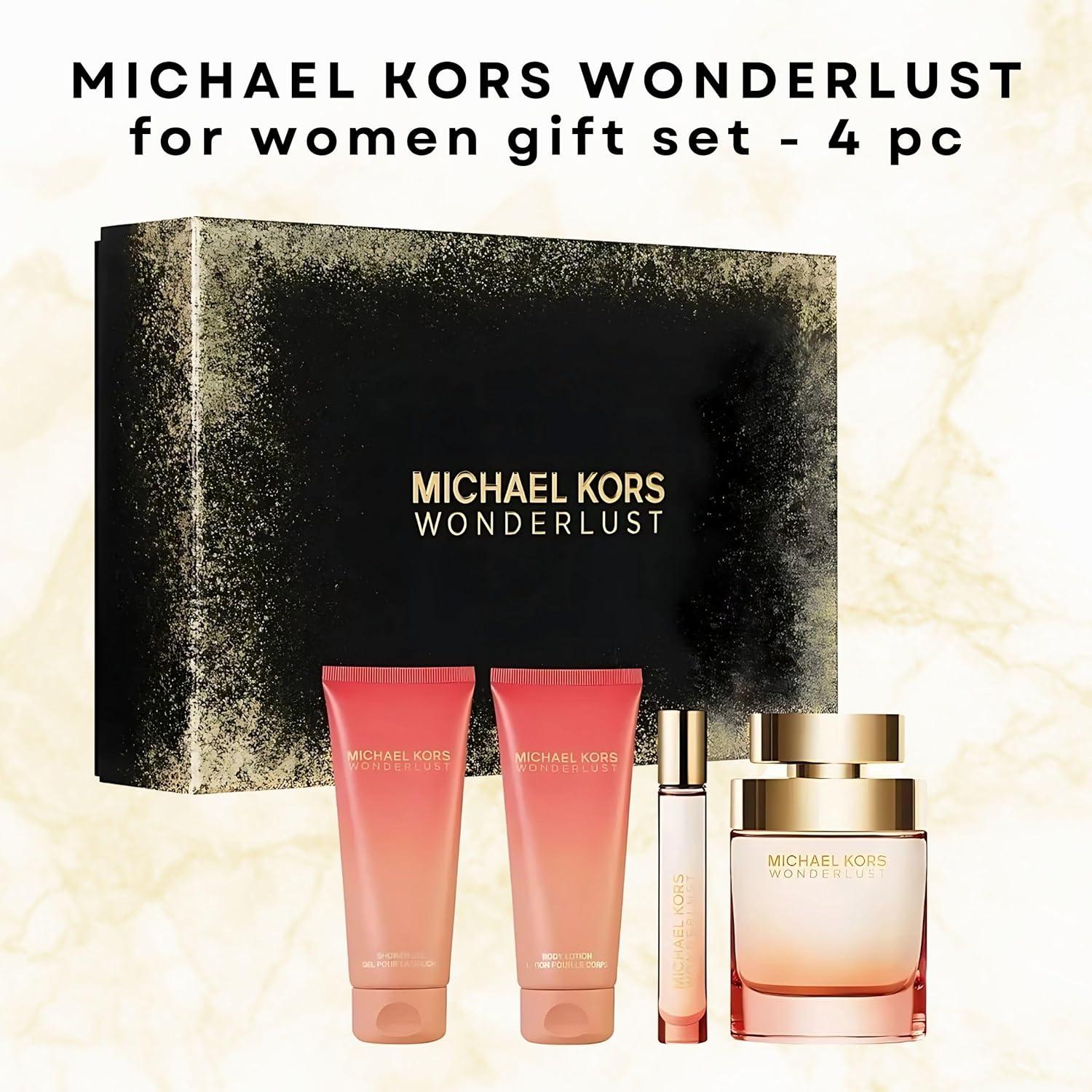 Michael Kors Wonderlust Perfume for Women 4 Piece Gift Set | Buy