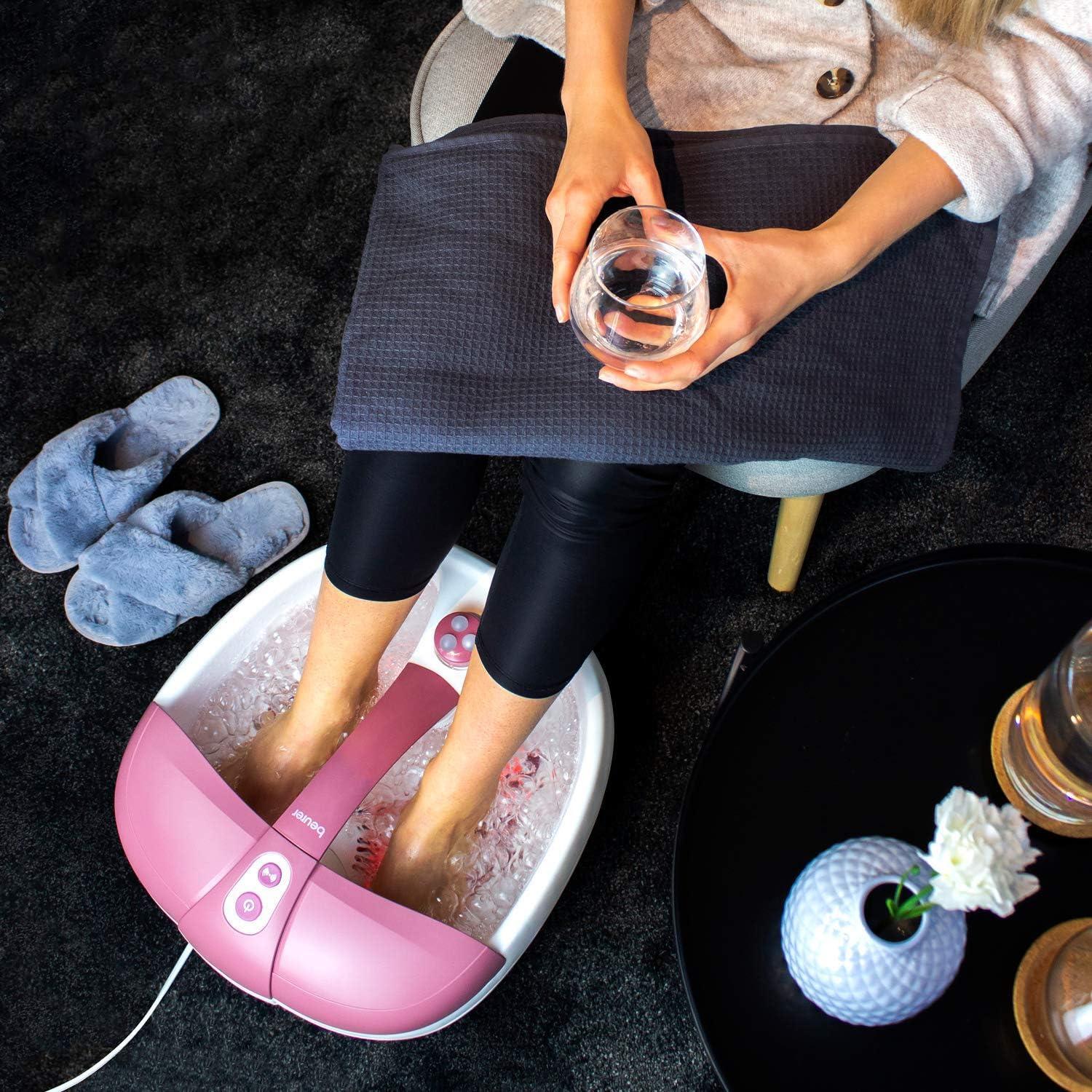 Beurer FB 35 Foot Bath - Vibration & Sparkling Massage Aromatherapy  Temperature Control Magnetic Field & 3 Pedicure Attachments - International  Shipping Available | Buy Now with Express International Delivery