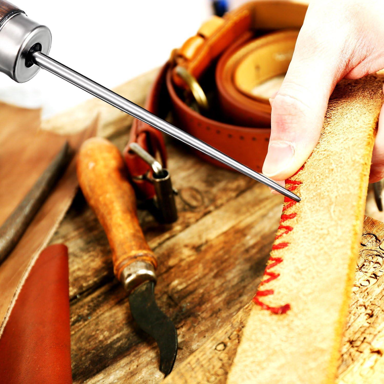 WOODEN HANDLE Hole Maker Punching AWL Tool, Awl Tool