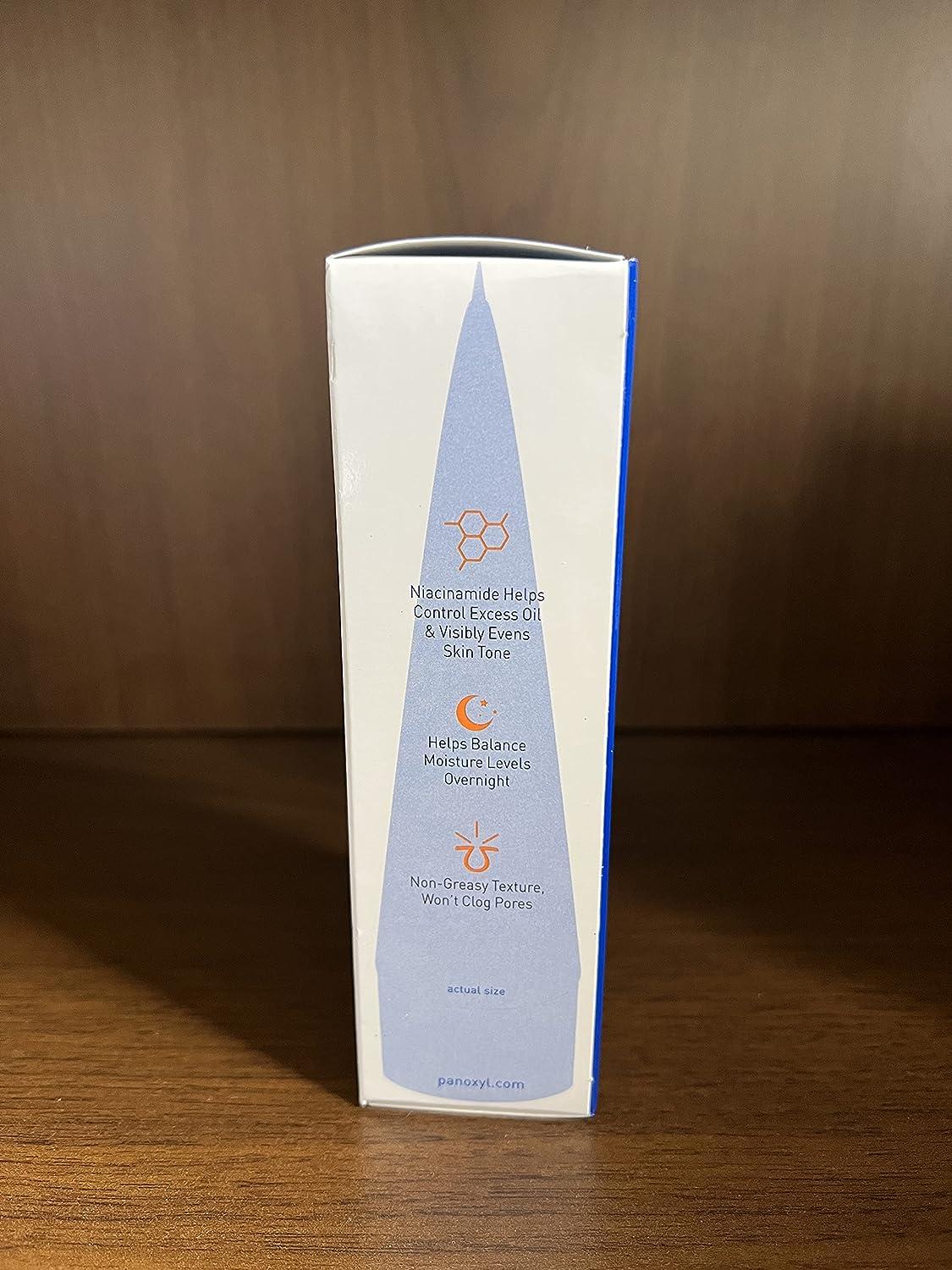 PanOxyl PM Balancing Repair Moisturizer with Ceramides and Cica Hydrating Face Moisturizer Acne