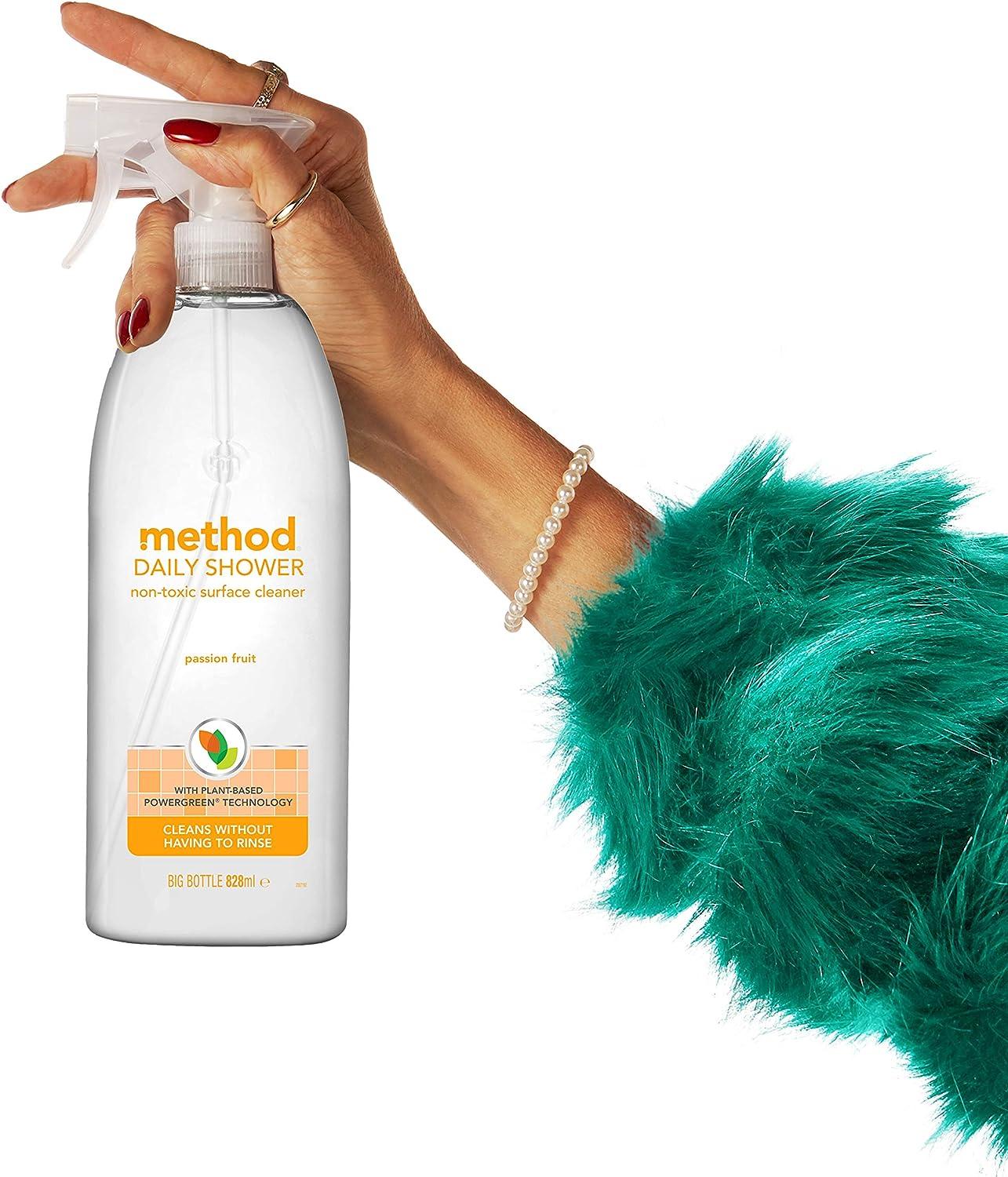 Method Shower Cleaner 828ml (Passion Fruit) Bathroom Cleaning Solution