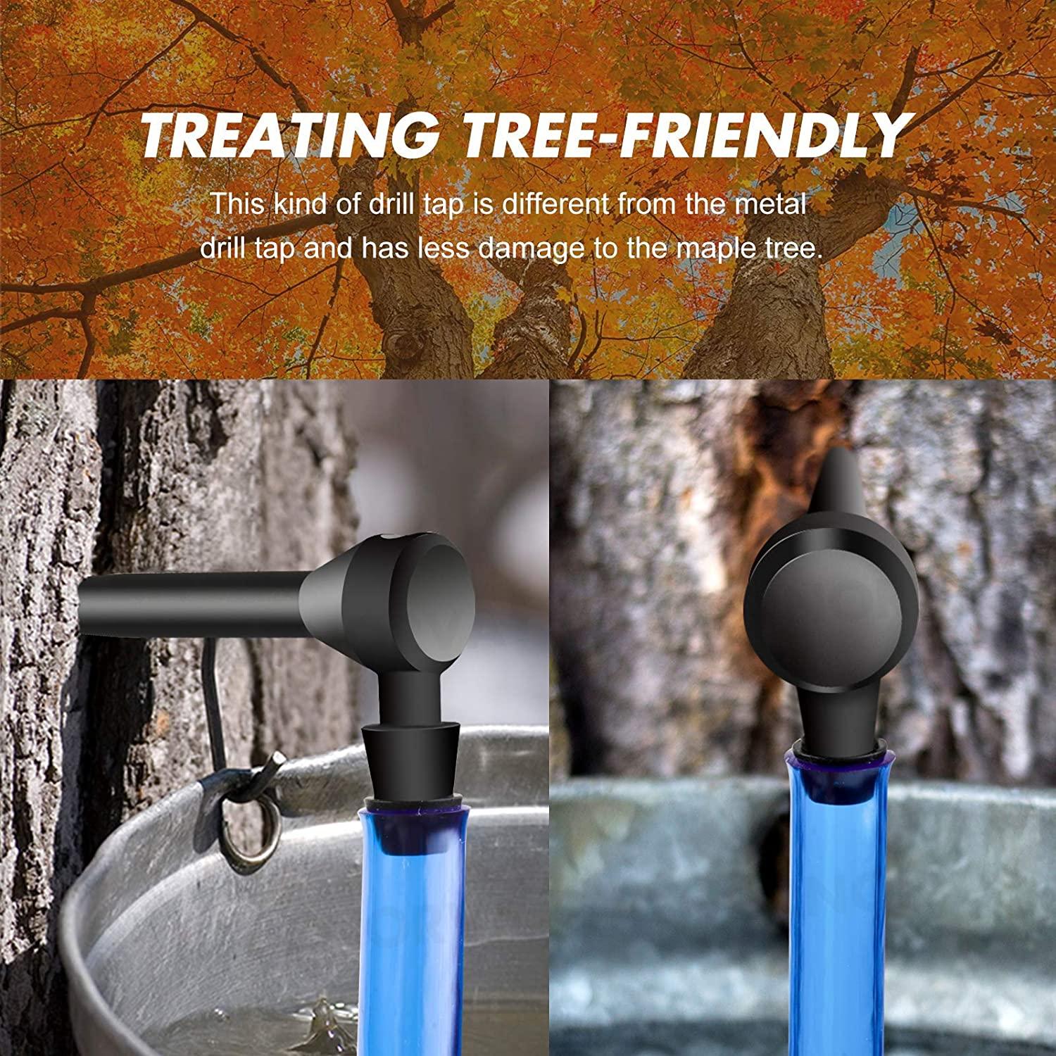 GORNORVA 24 PCS Maple Syrup Taps,Maple Sap Taps Maple Sugaring Spiles Plastic Maple Syrup Tree