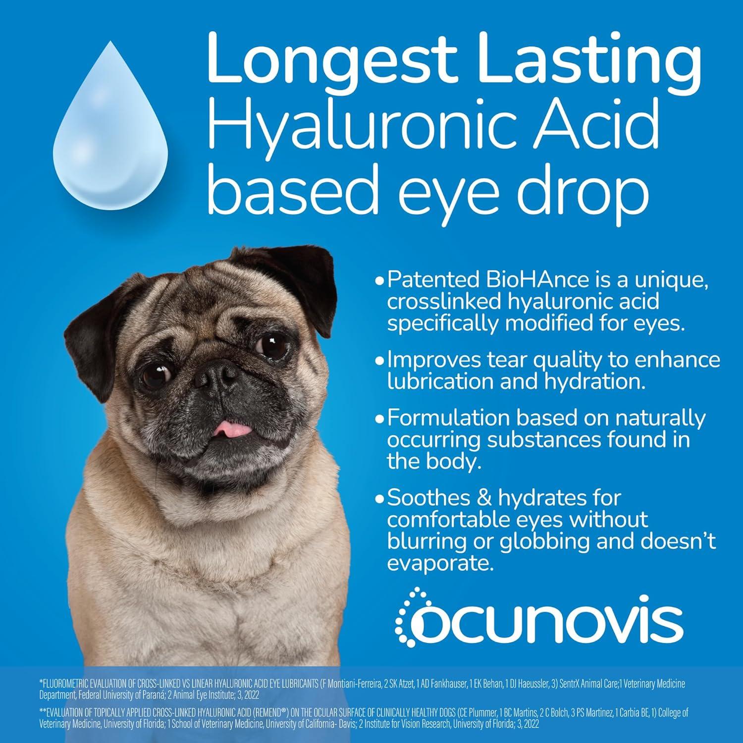 Sentrx Ocunovis Gel Eye Drops for Dogs & Cats Eye Lube for Dogs Allergy  Relief Lubricant Dogs with Dry Eyes Artificial Tears - 0.33 Oz | Buy Now  with Express International Delivery | GoSupps.com