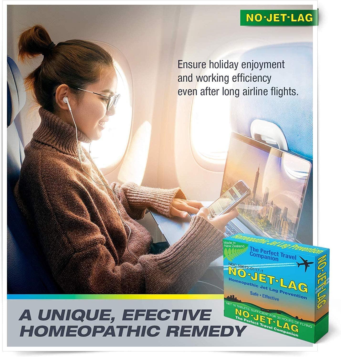 Miers Labs No Jet Lag Homeopathic Jet Lag Remedy (1 Pack, 32 Chewable