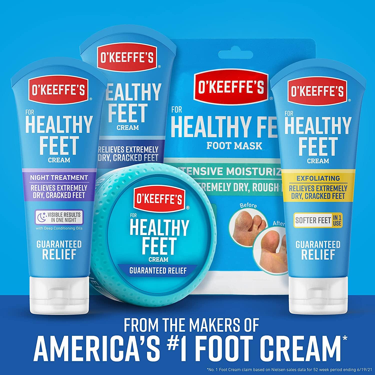 O'Keeffe's Healthy Feet Foot Cream for Extremely Dry Cracked Feet 7oz ...
