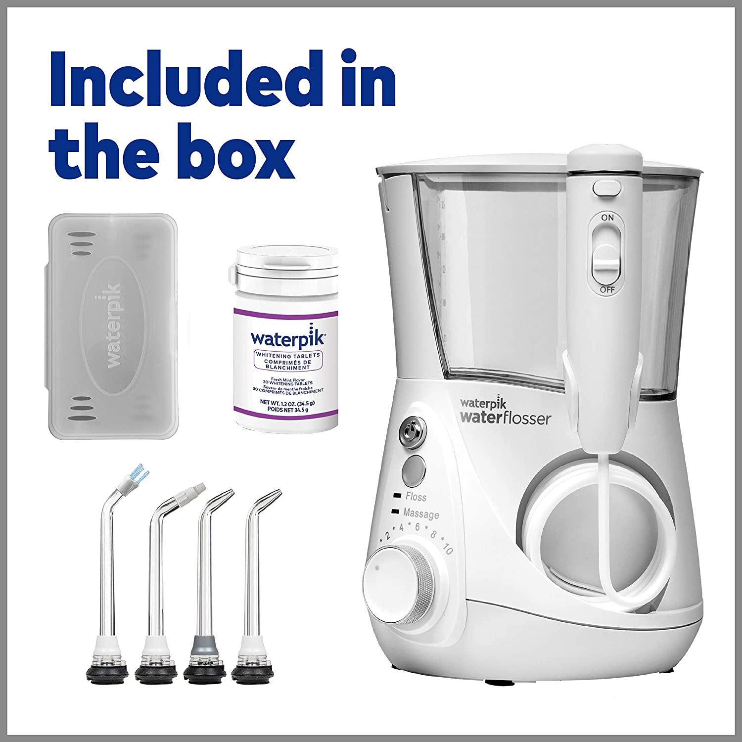 Waterpik Whitening Water Flosser White (WF 05) Electric Oral Irrigator