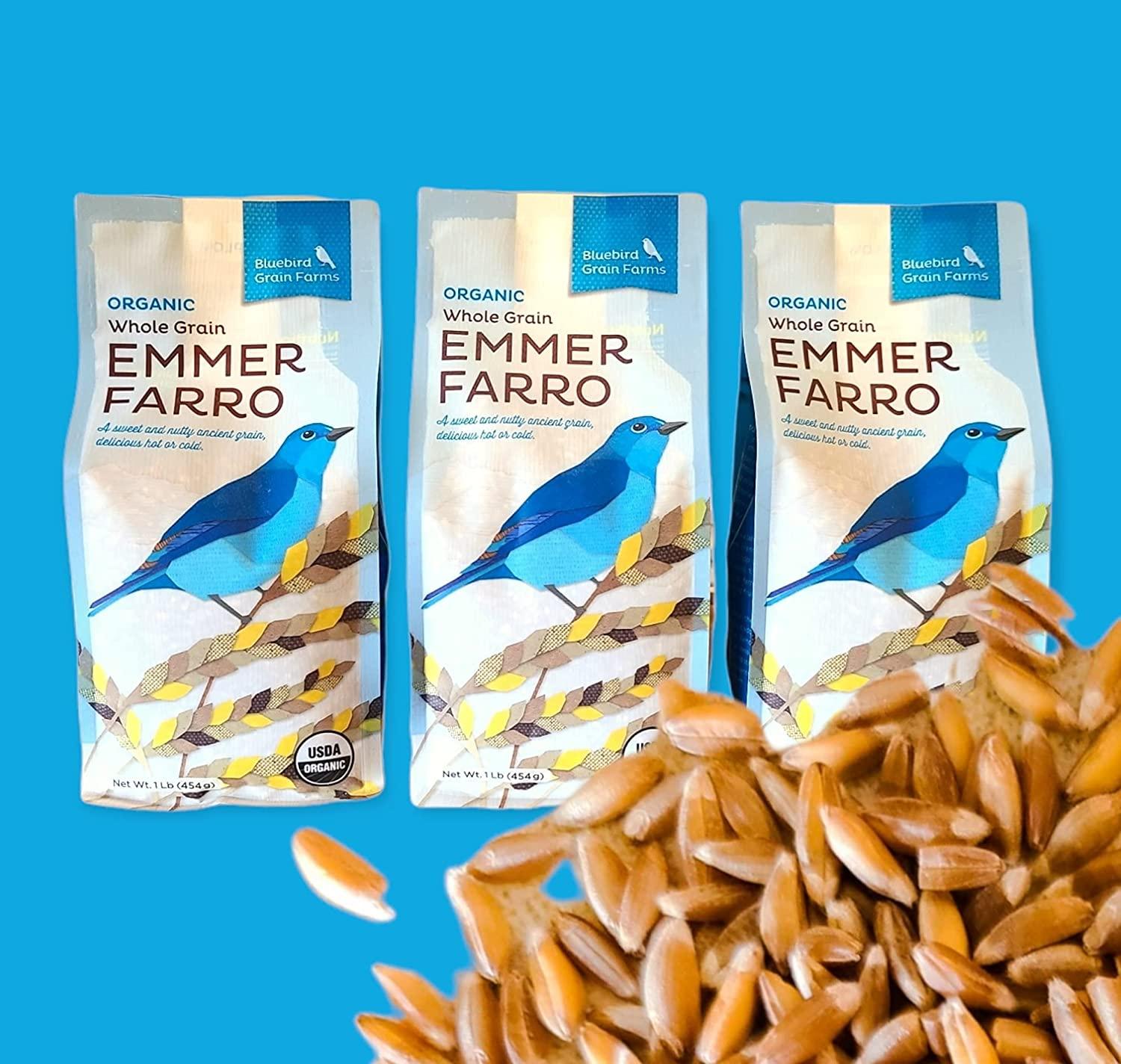 Organic Whole Grain Emmer Farro Pack of 3