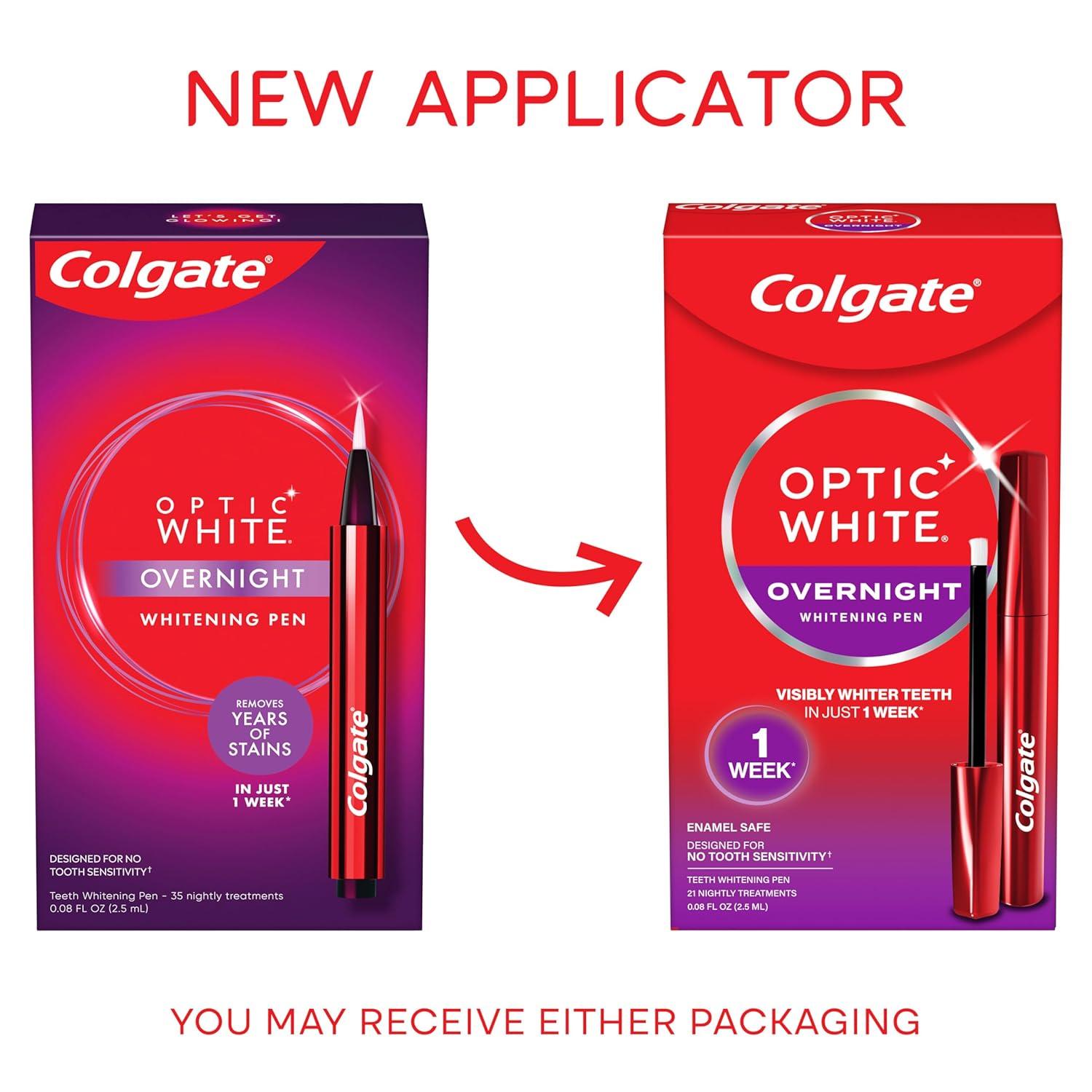 whitening strips colgate optic white overnight teeth whitening