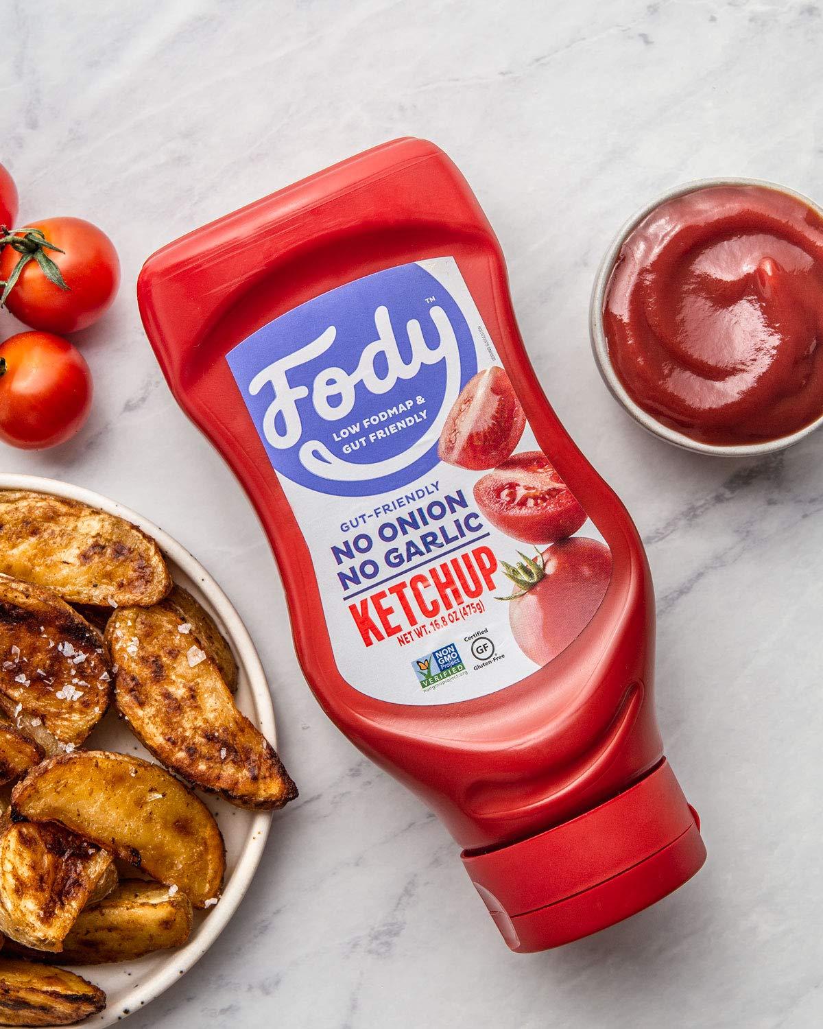 Fody Foods Vegan Tomato Ketchup Low FODMAP, IBS Friendly, All Natural