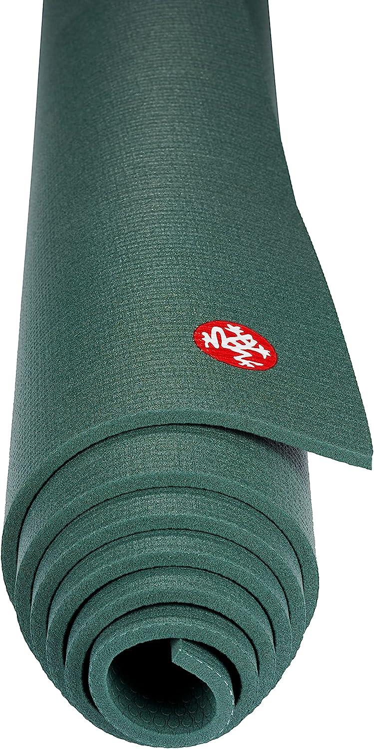 Manduka PRO Lite Yoga Mat - Lightweight For Women and Men, Non Slip,  Cushion for Joint Support and Stability, 4.7mm Thick, 71 Inch (180cm),  Black Sage Green