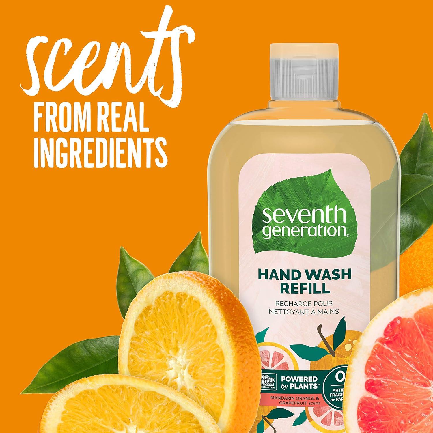 Seventh Generation Hand Soap Refills Mandarin Orange & Grapefruit