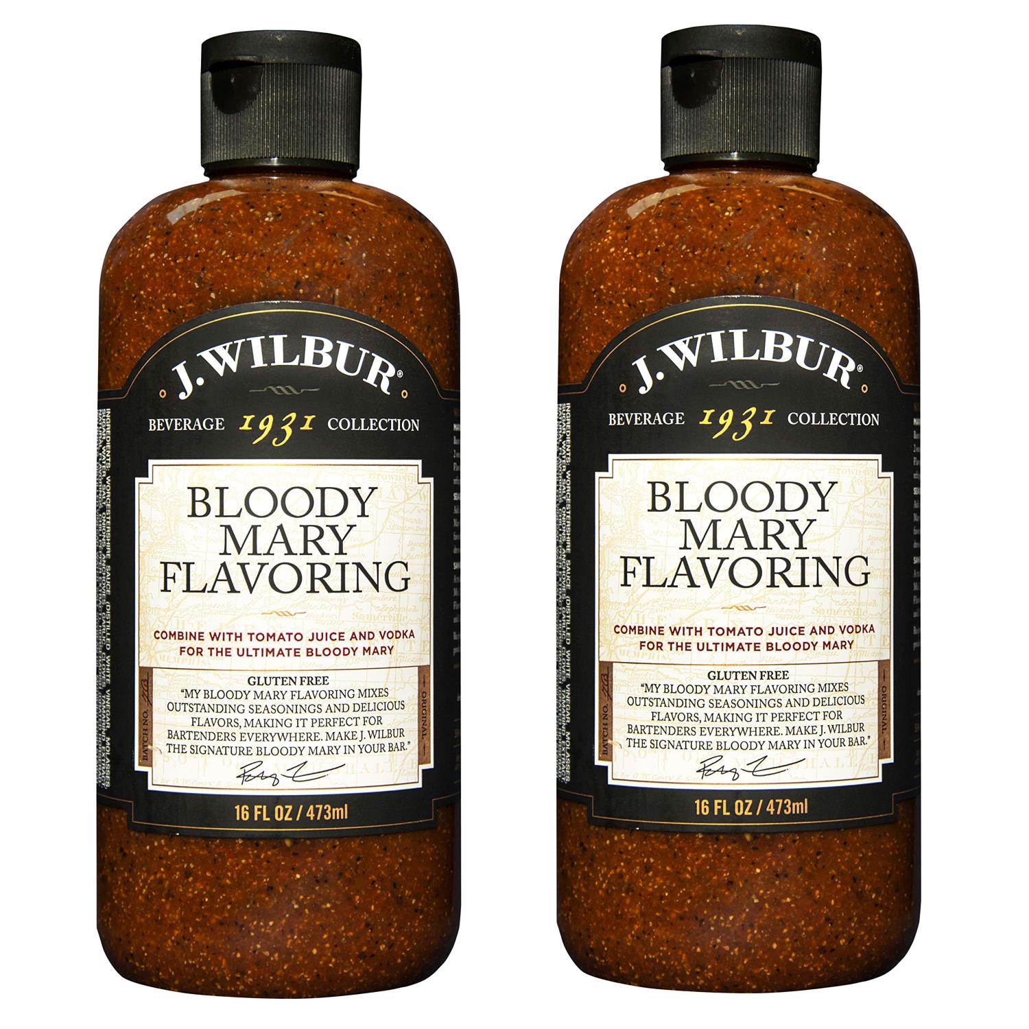 J. Wilbur Original Bloody Mary Mix, 2Pack (128 Beverages), All Natural