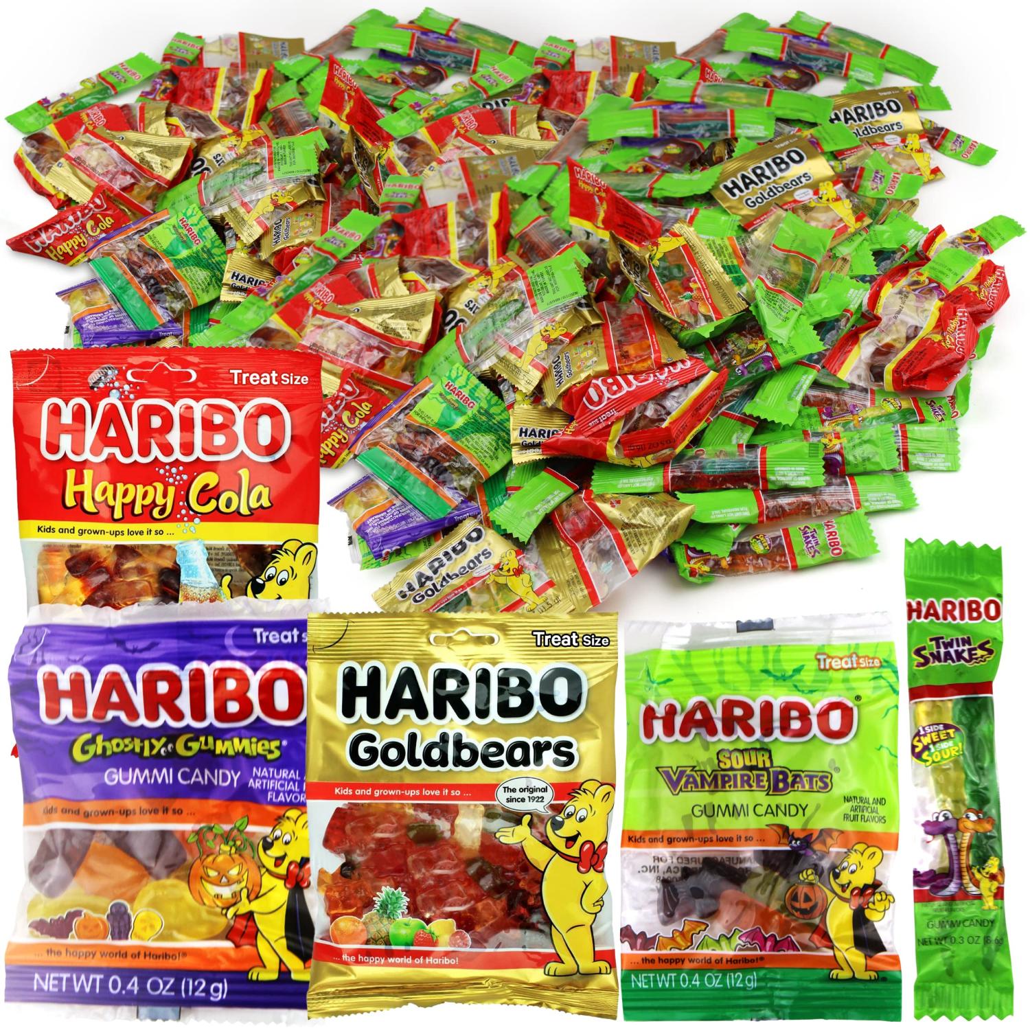Haribo Halloween Mixed Gummies Pack 88 Ct Premium Candy Variety Pack