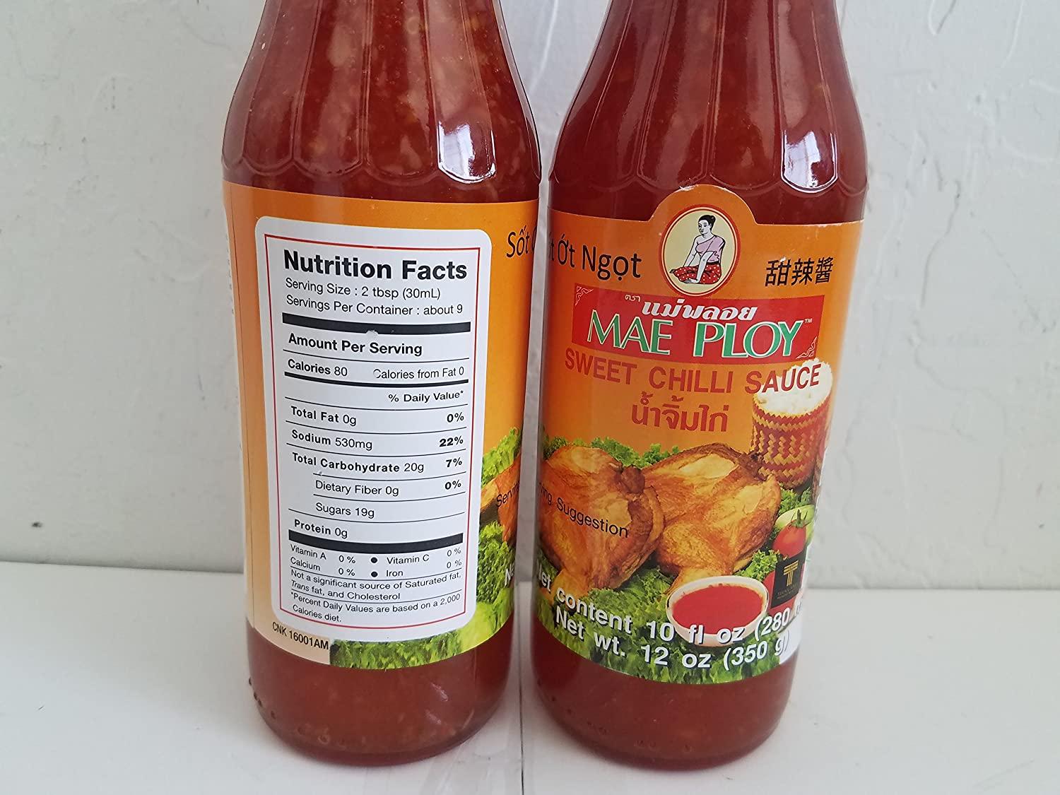 Mae Ploy Sweet Chili Sauce Bottle, 12 Ounce (Pack of 2)