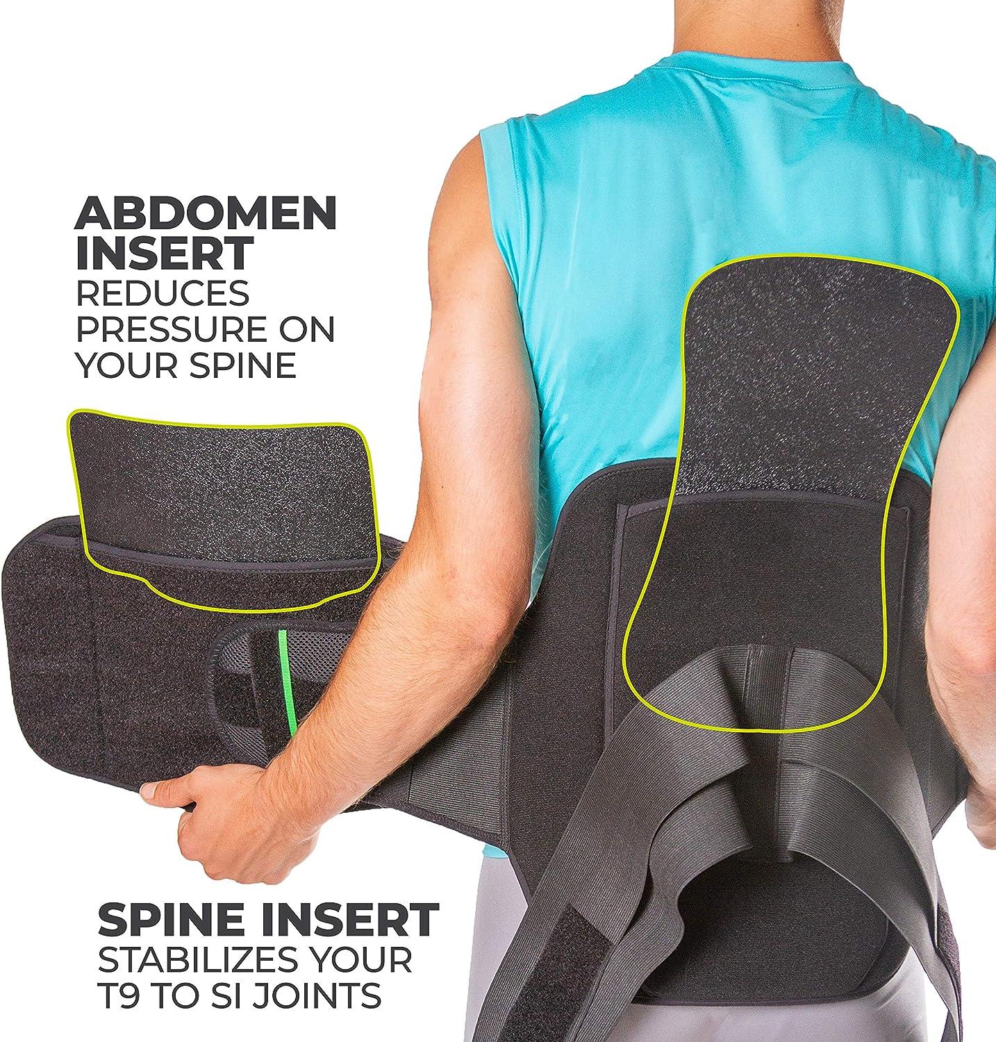 BraceAbility LSO Back Brace for Herniated Degenerative & Bulging Disc