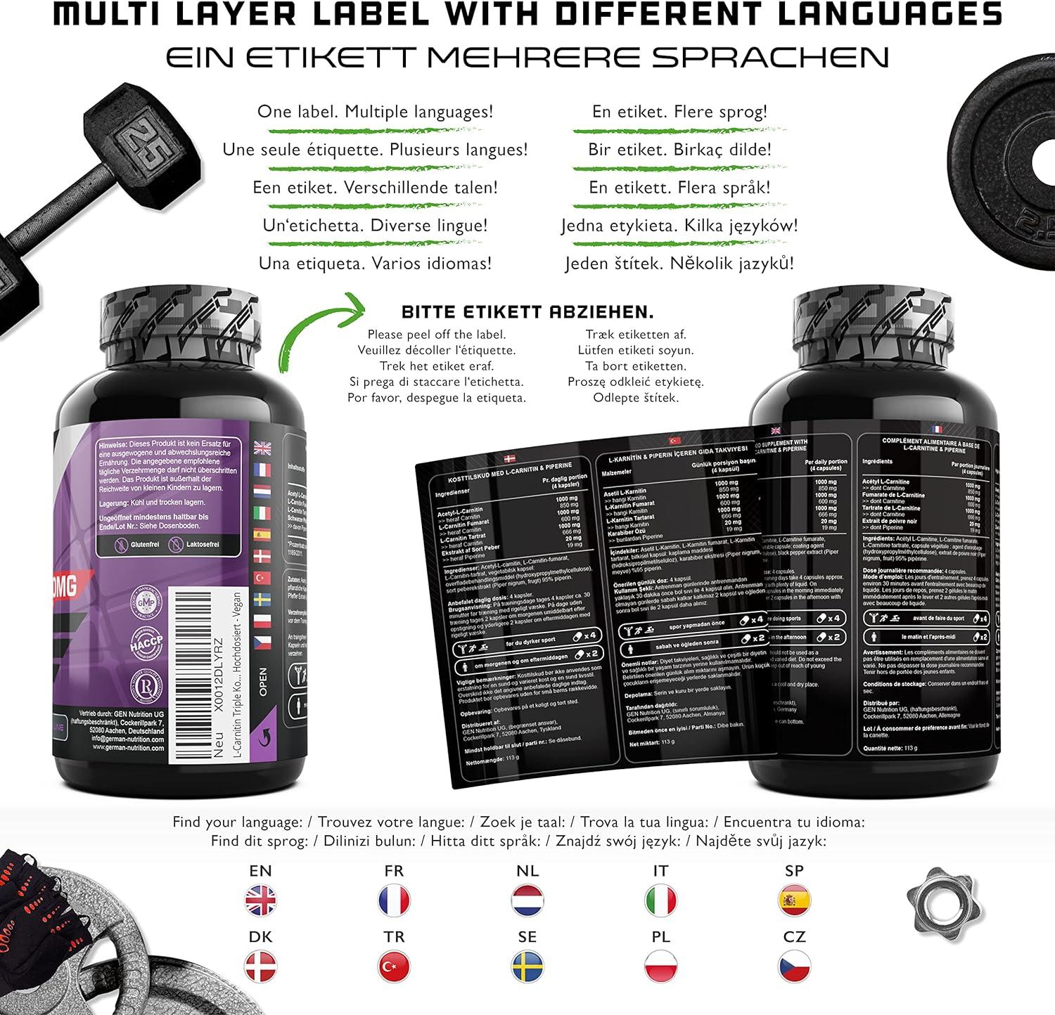 does l carnitine cause acid reflux Triple Strength L-Carnitine L-Tartrate 2000mg at Best Price in India main image 1