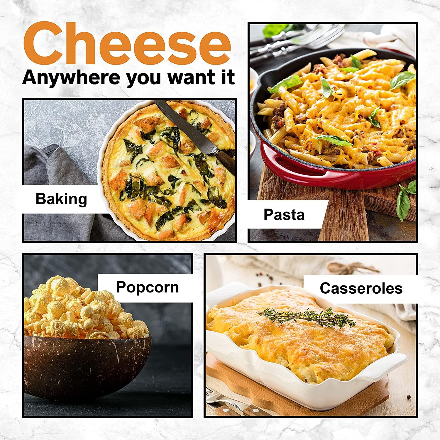 Healthier Comforts Organic Cheddar Cheese Powder Gluten Free, Kosher