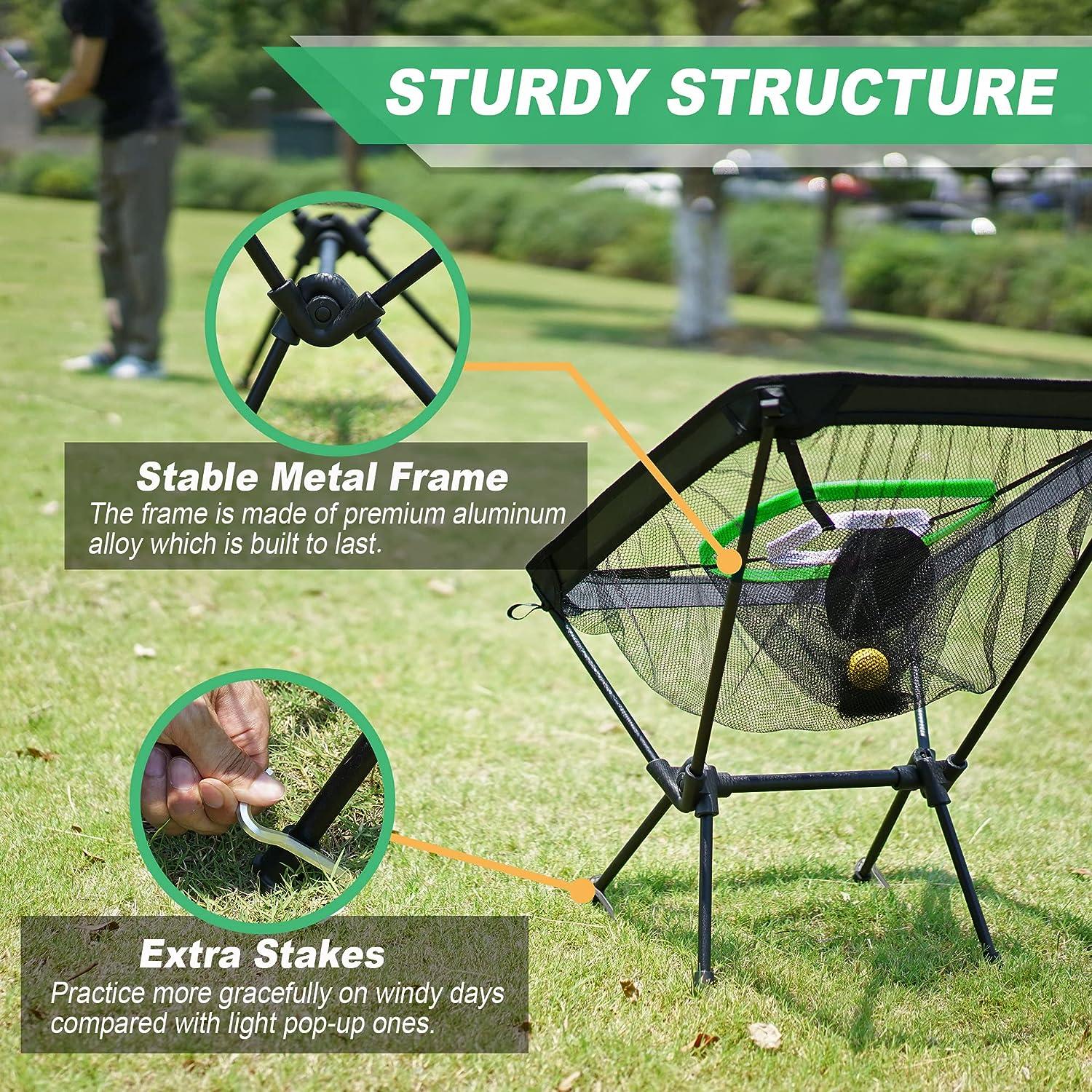 Golf Chipping Net, Indoor Chipping Net and Mat, Chipping Net