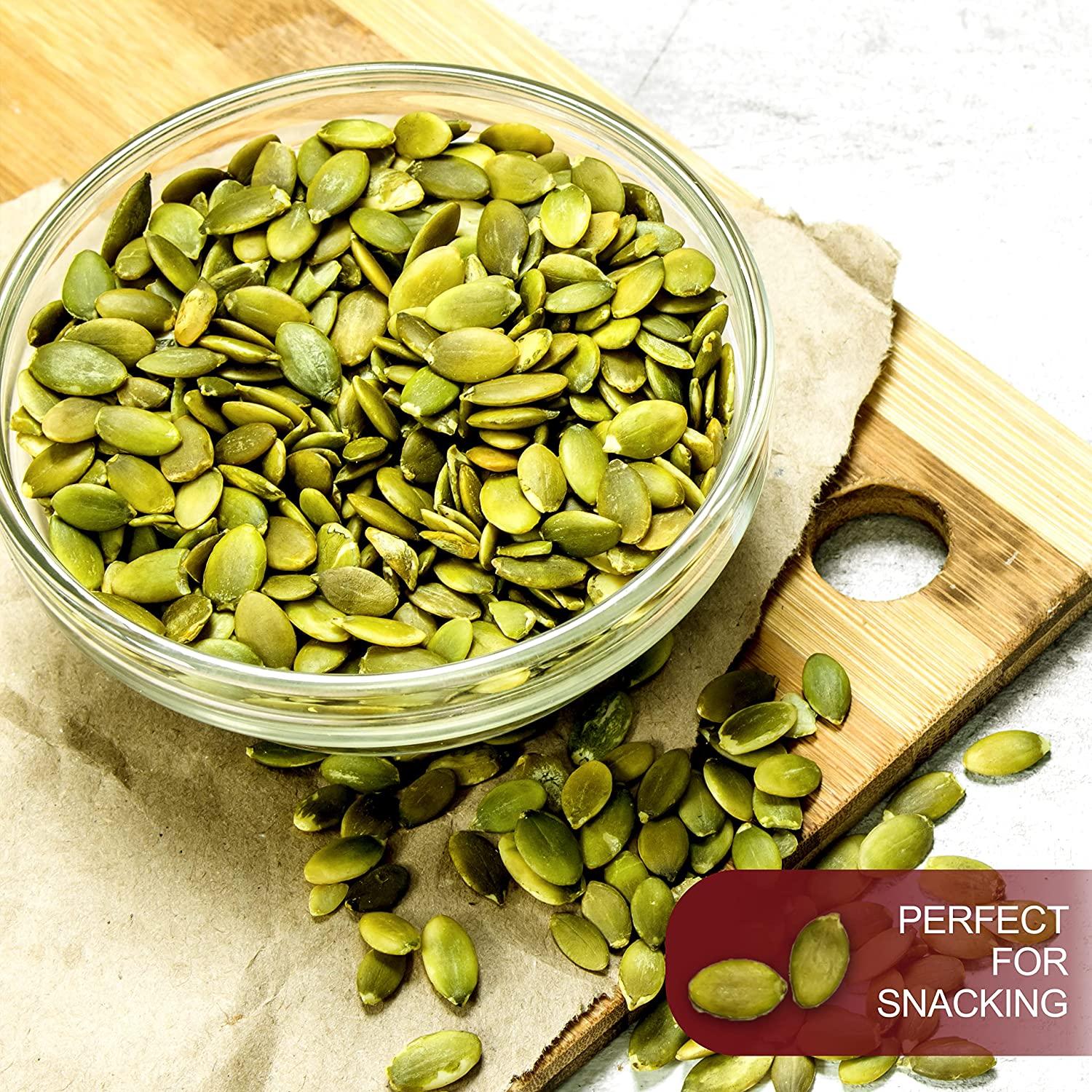 We Got Nuts Pumpkin Seeds Healthy Snacks 5Lbs (80oz) Bag Raw Pepitas No