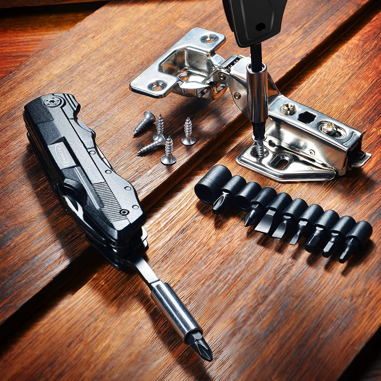 RoverTac Pocket Knife Multitool Tactical Survival Camping Tool with Pliers, Screwdriver