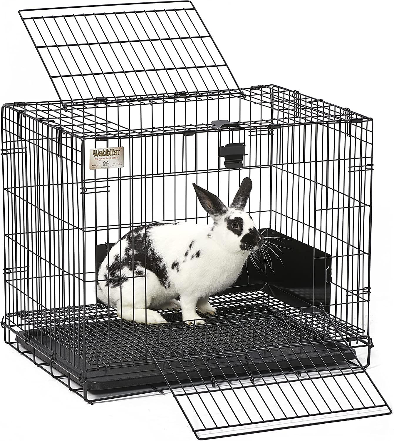 Midwest Wabbitat Folding Rabbit Cage - Portable & Space-Saving Design ...