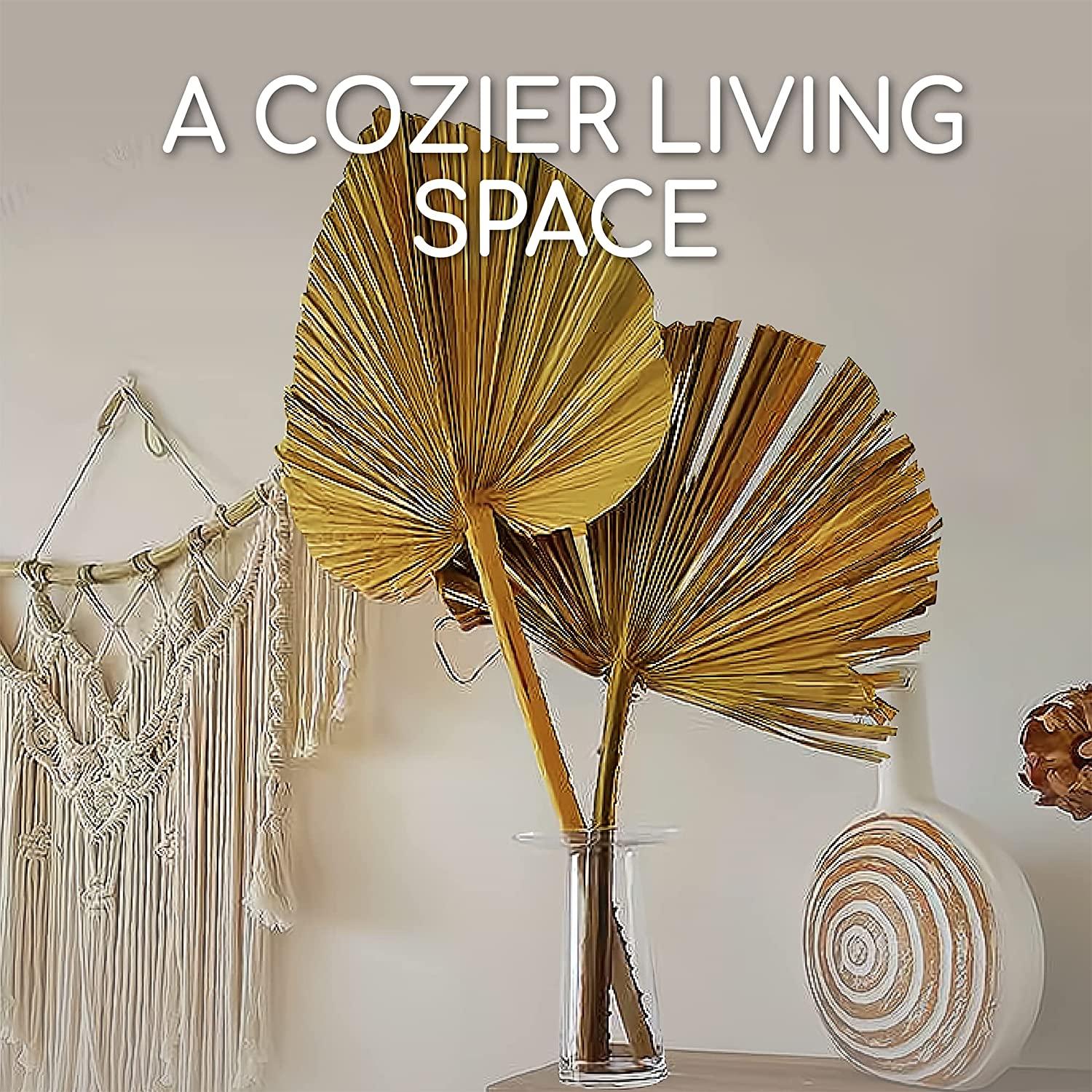 Natural Dried Palm Leaves Decor Rustic Boho Home Farmhouse Decor