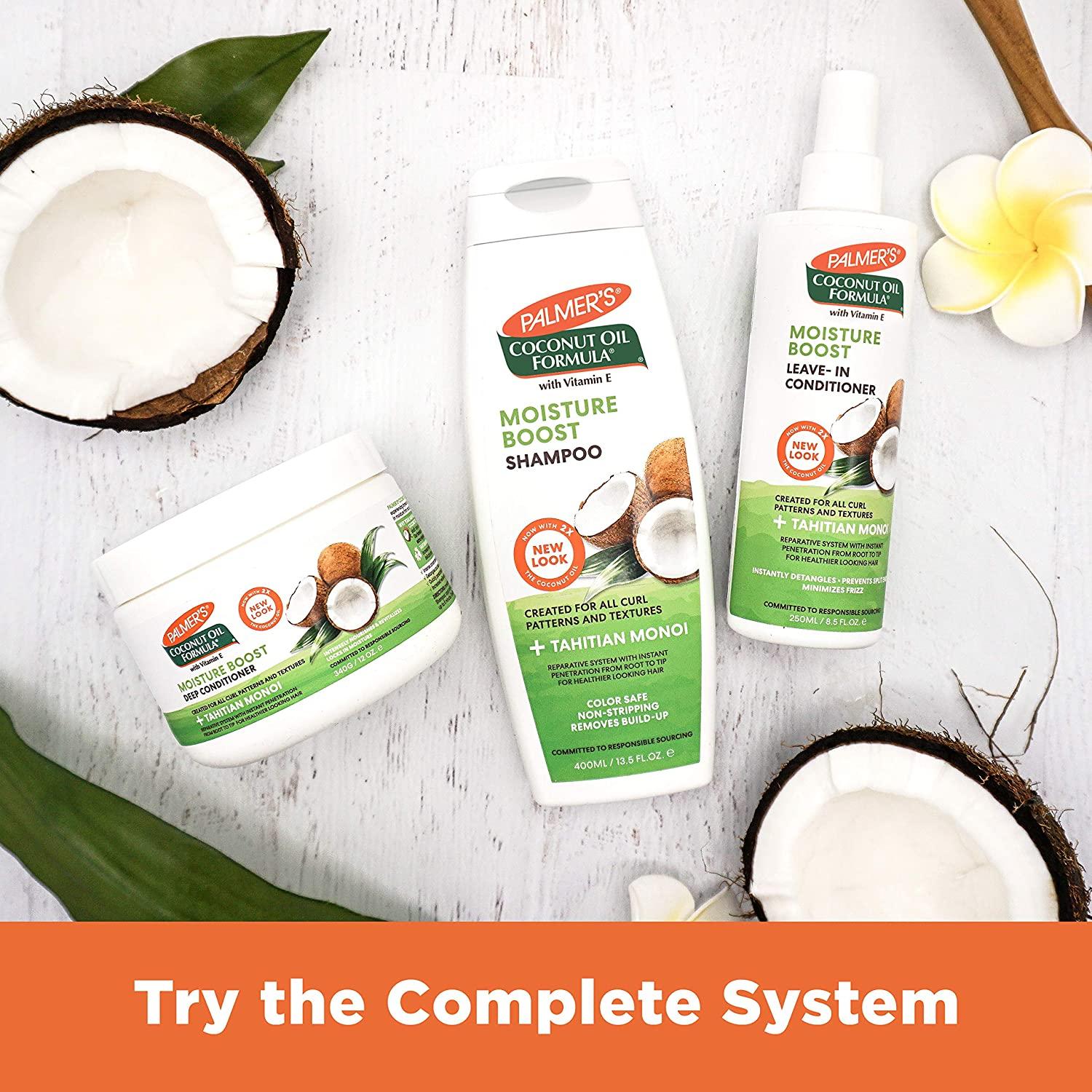 Palmer's Coconut Oil Formula Moisture Boost Deep Hair Conditioner, 12 Fl Oz