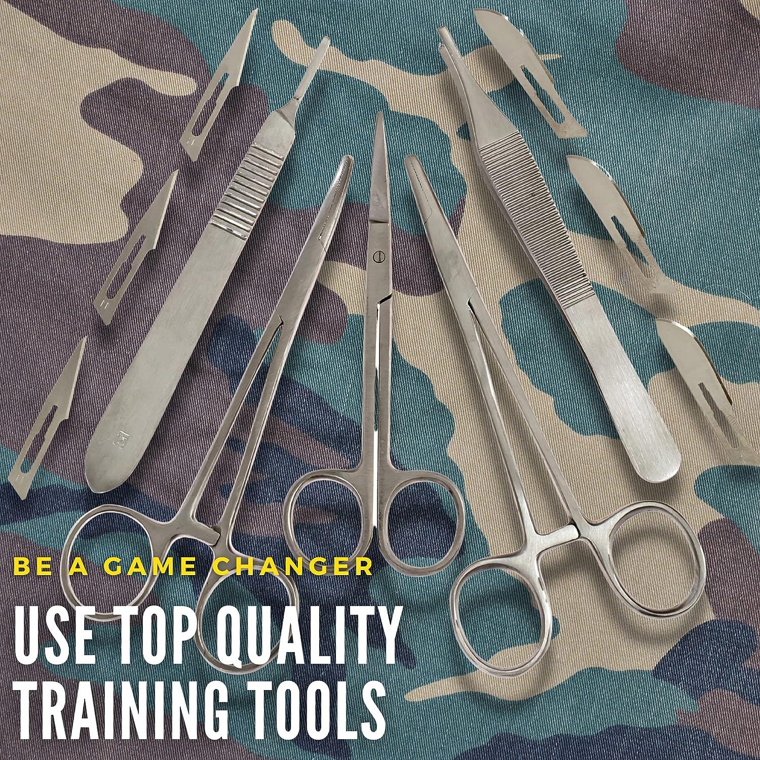 Mixed Suture Threads with Needle Plus Tools 40PK (28Pcs Dissolvable