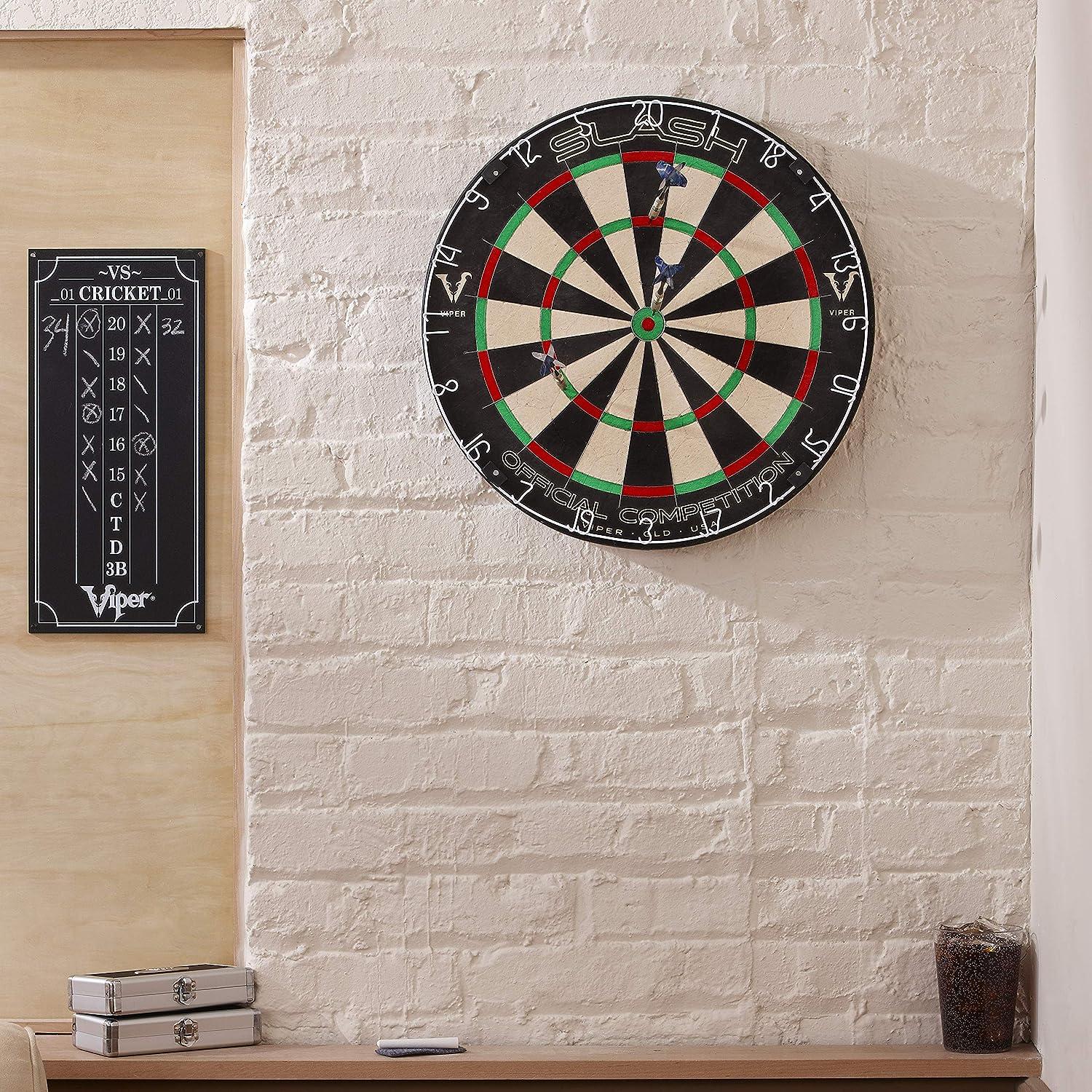 Viper Slash Official Competition Bristle Steel Tip Dartboard, WDF