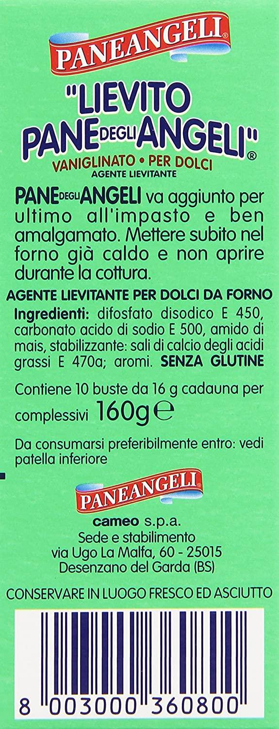 Paneangeli Lievito Pane Degli Angeli 10 count 1.4 Pound (Pack of 6)