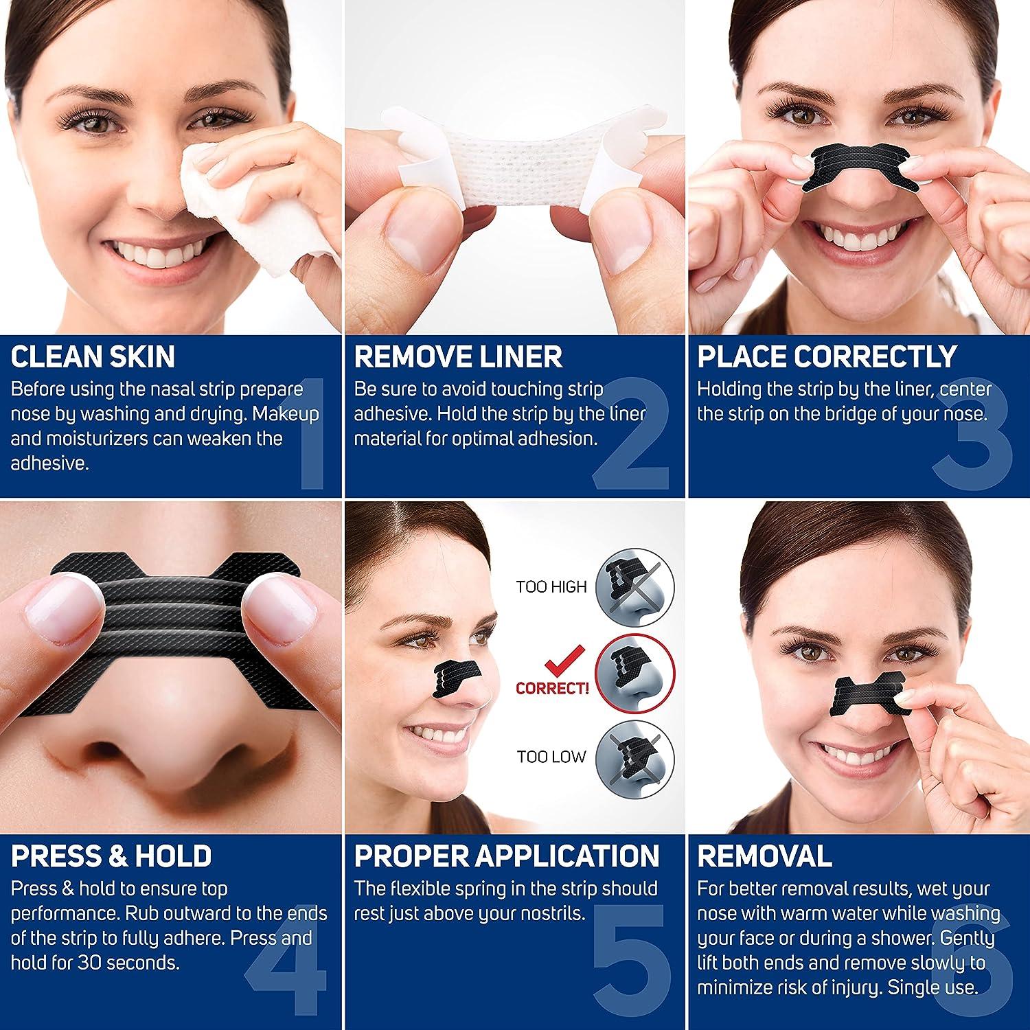 Clear Passage Extra Strength Nasal Strips, Nasal Dilators for Men