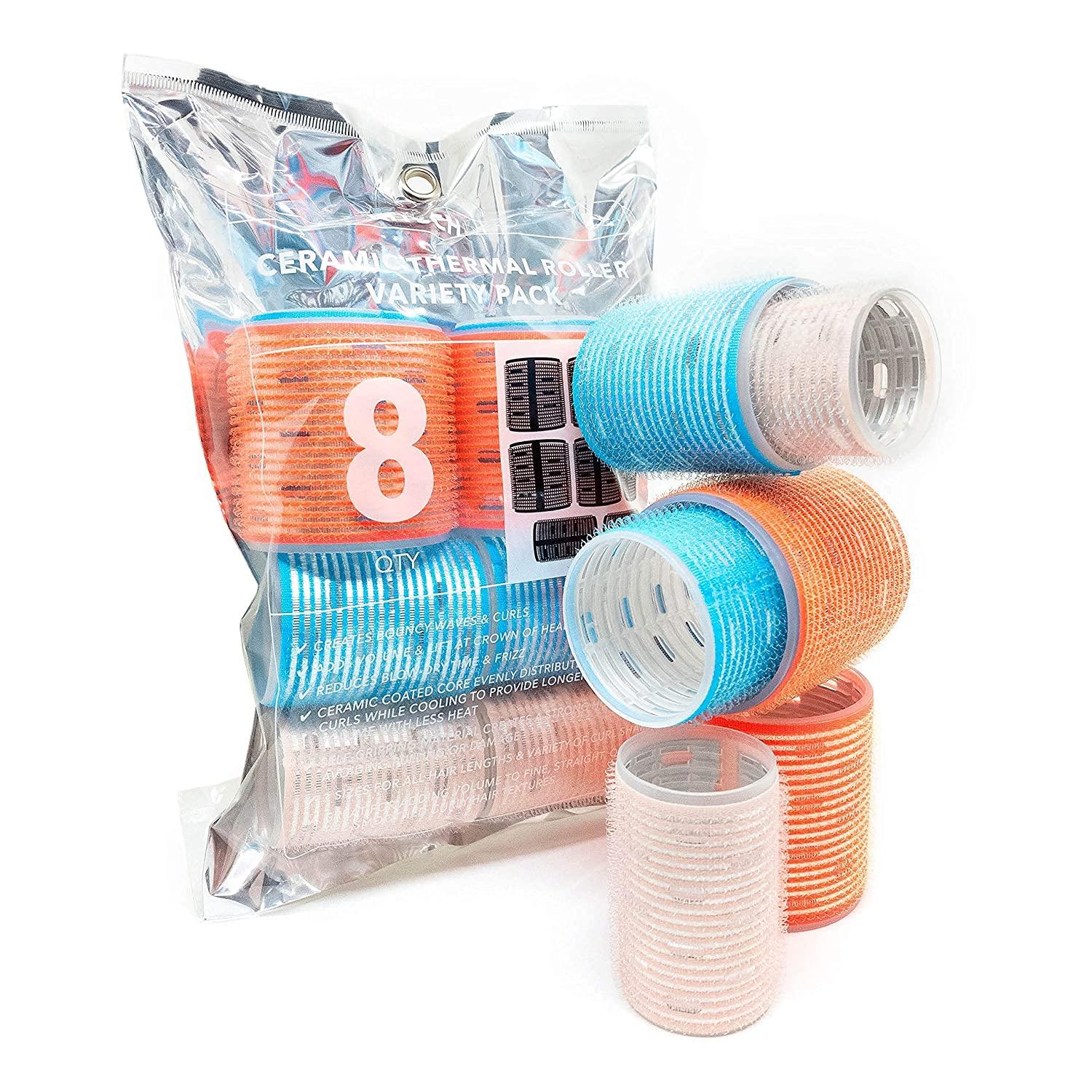 Kitsch Ceramic Thermal Roller Variety Pack 8 Pieces