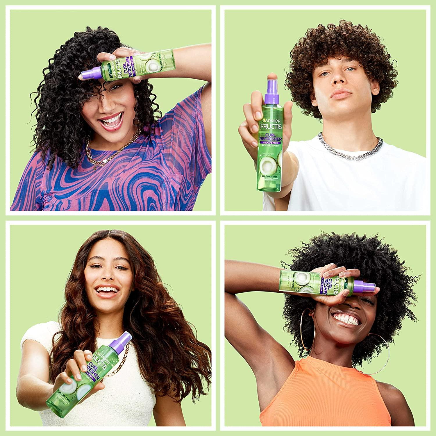 Garnier Fructis Curl Refreshing Water Spray 17 fl oz Sulfate Free