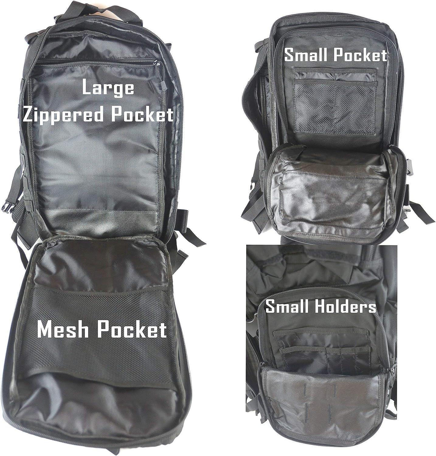 Military Tactical Backpack 50L with 2 Detachable Packs Army Assault
