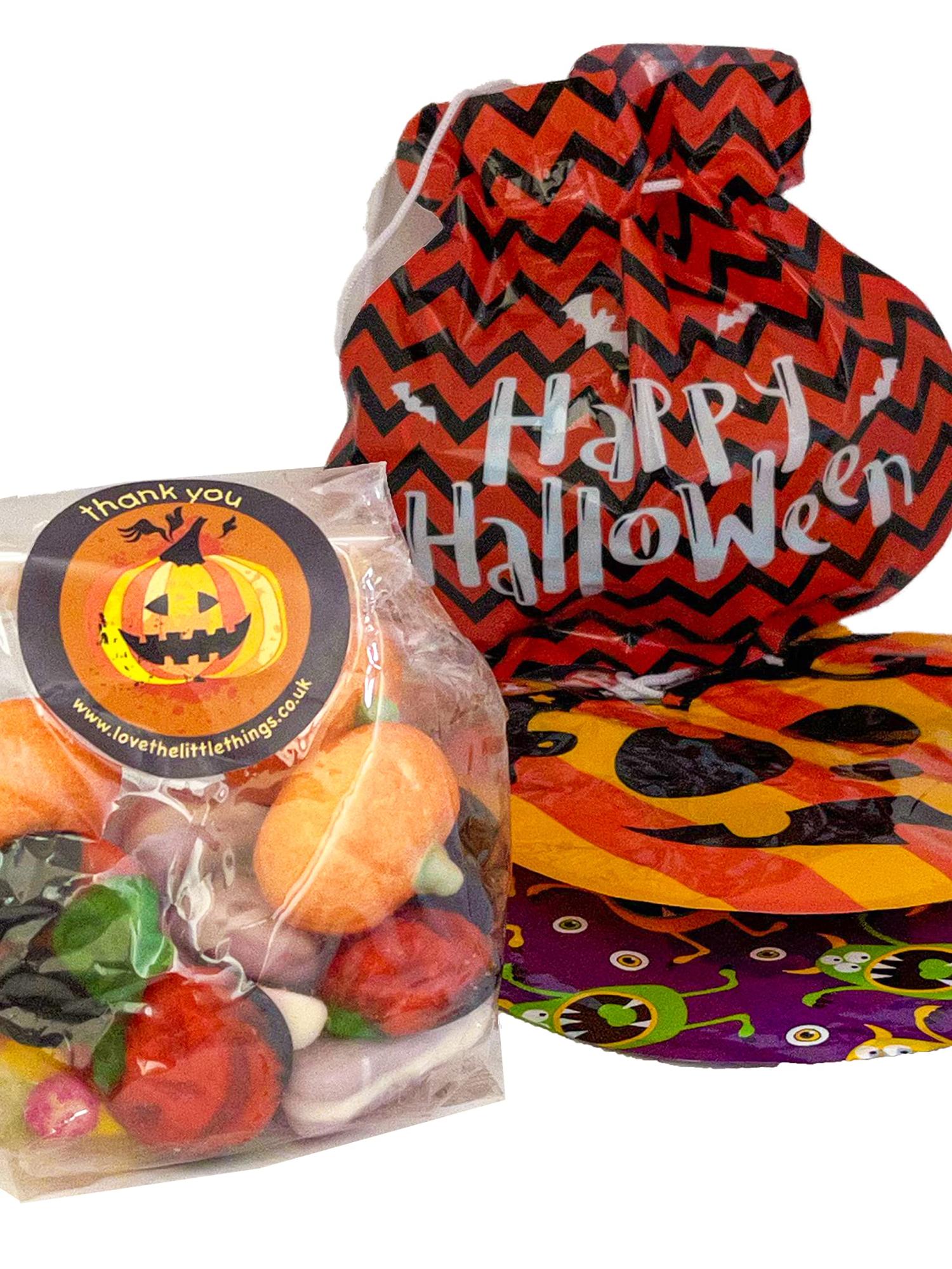 Beautiful Pre Filled Halloween Treat Bags Background Nature Beautiful Pre Filled Halloween Treat Bags Background Nature