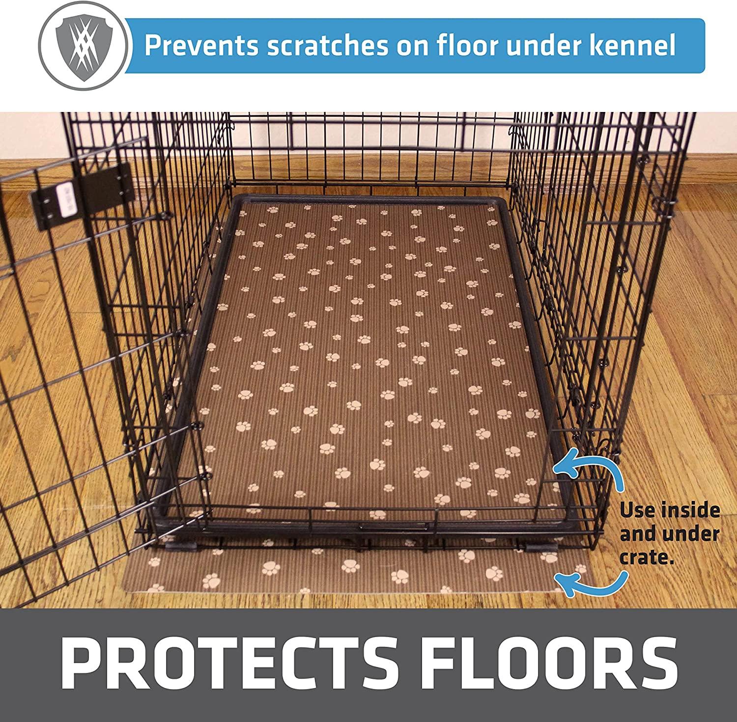 Drymate Dog Crate Mat Liner, Absorbs Urine, Waterproof, Non-Slip, Washable  Puppy Pee Pad for Kennel Training - Use Under Pet Cage to Protect Floors