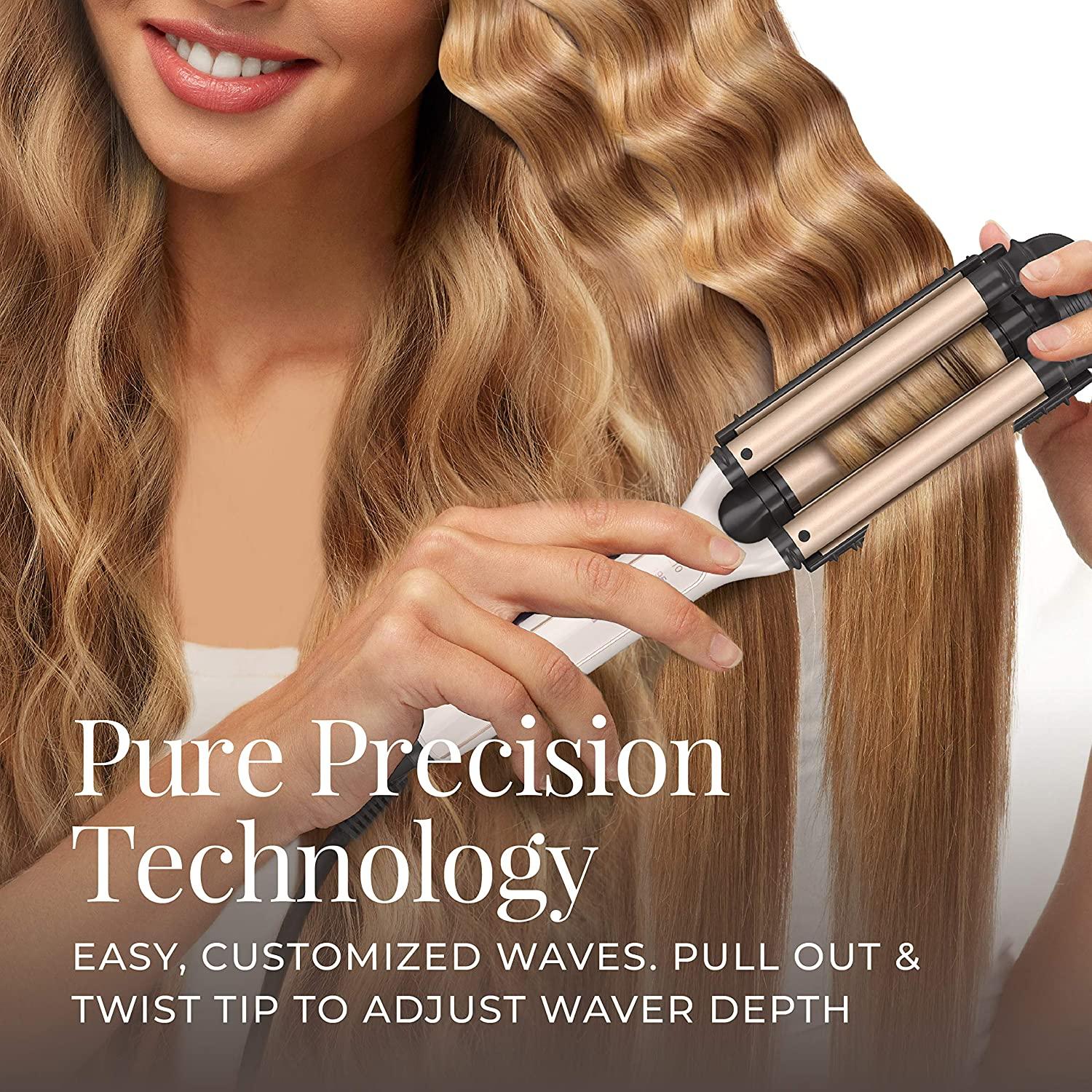 Remington 4in1 Adjustable Waver Pure Precision Technology Deep