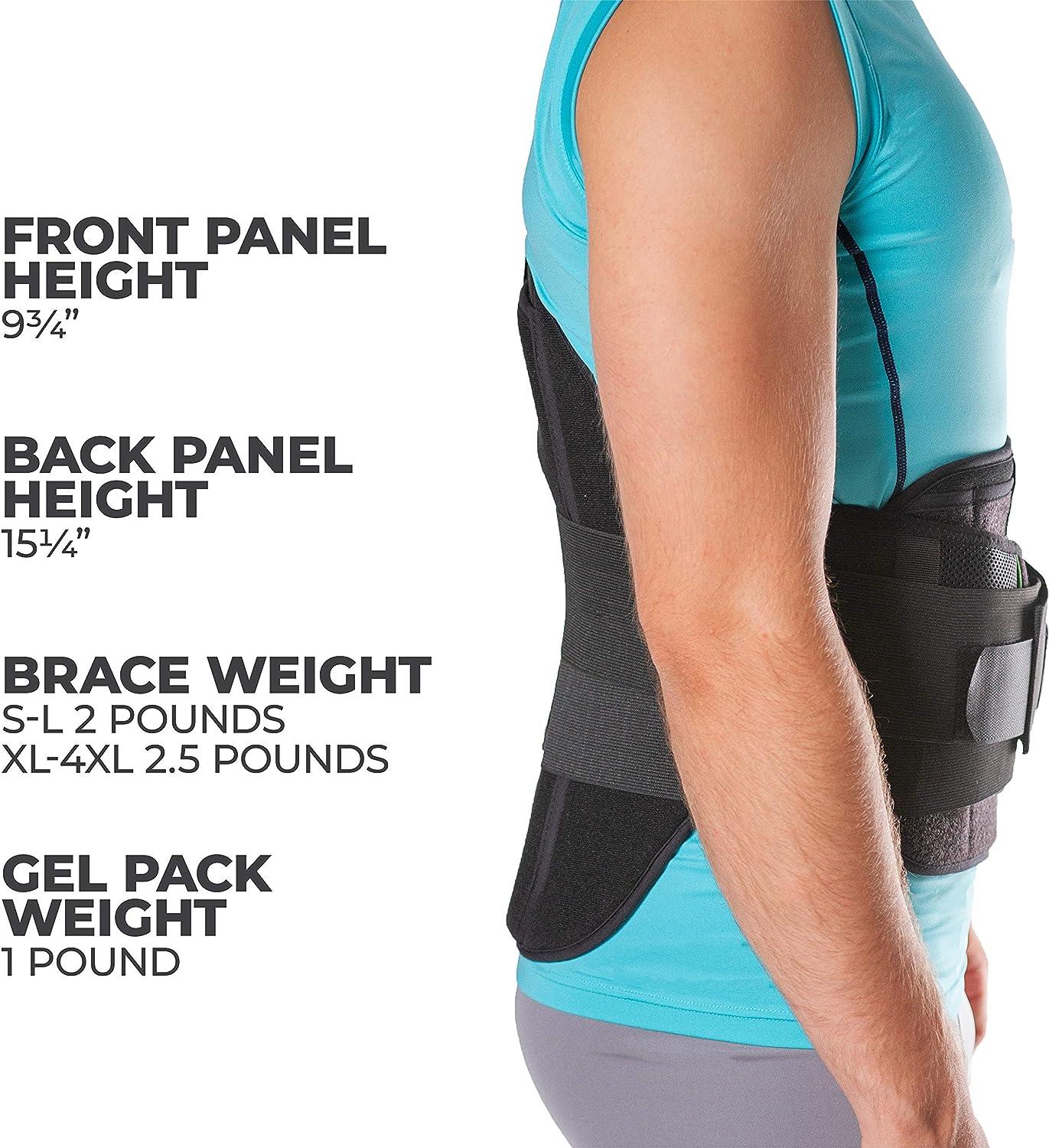 BraceAbility LSO Back Brace for Herniated Degenerative & Bulging Disc