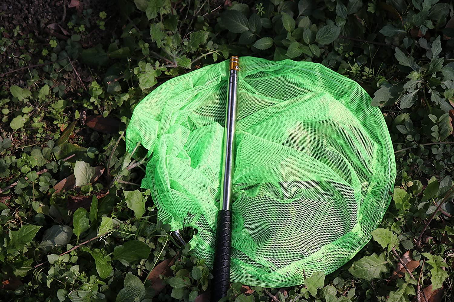 RESTCLOUD Bait Net and Fishing Landing Net with Telescoping Pole Handle