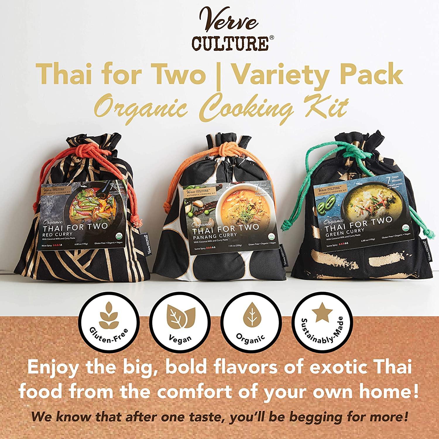 Verve CULTURE Thai for Two Cooking Kit Red, Green