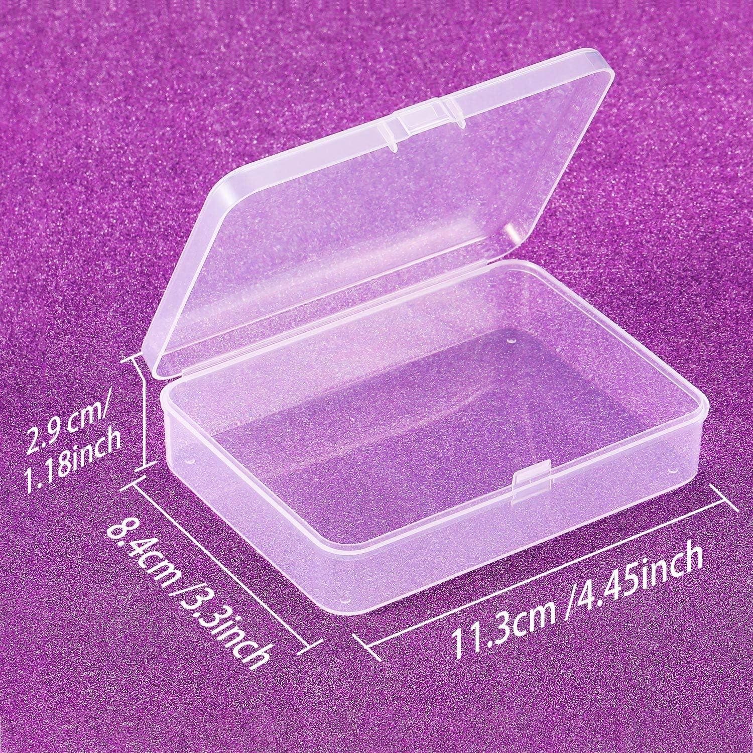 China Pack Clear Plastic Beads Storage Containers Box with Hinged