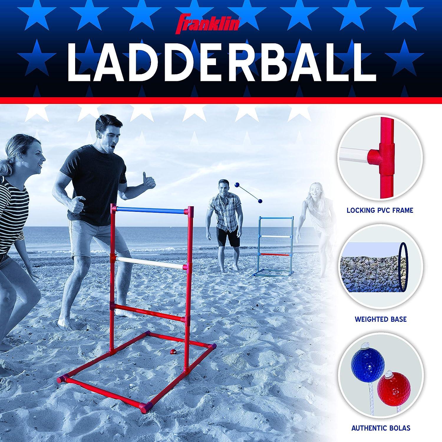 Franklin Sports Ladder Ball Set Includes 2 Ladder Ball Targets with
