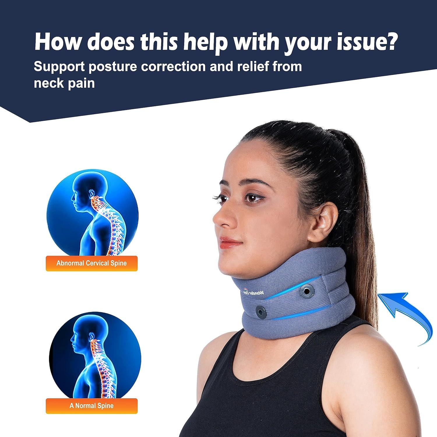 Wonder Care Cervical Collar for Neck Pain Soft Neck Support Brace