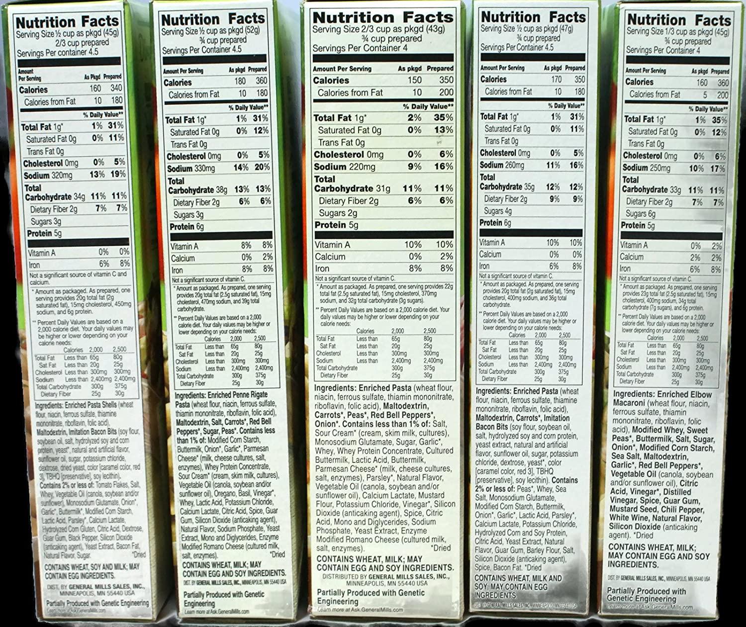 Variety Pack Betty Crocker Suddenly Pasta Salad BLT Creamy Parmesan