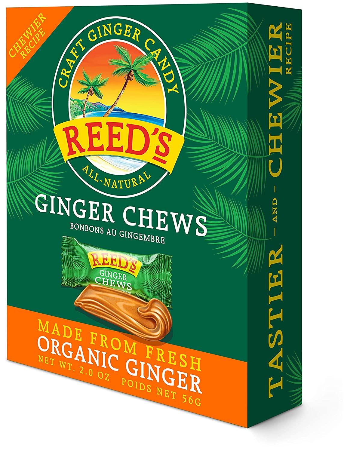 Reed's, Ginger Chews, Delicious All Natural Sweet and Spicy Chewy
