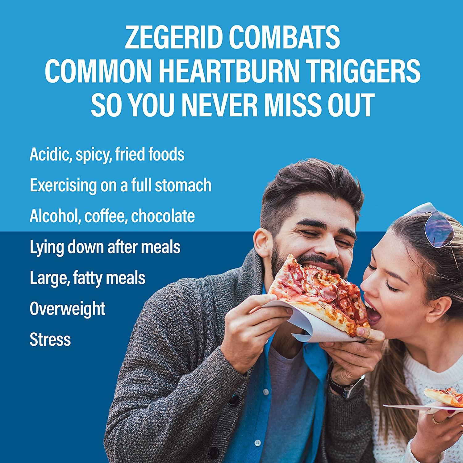 Zegerid OTC 24Hour Heartburn Relief Stomach Acid Reducer The Only