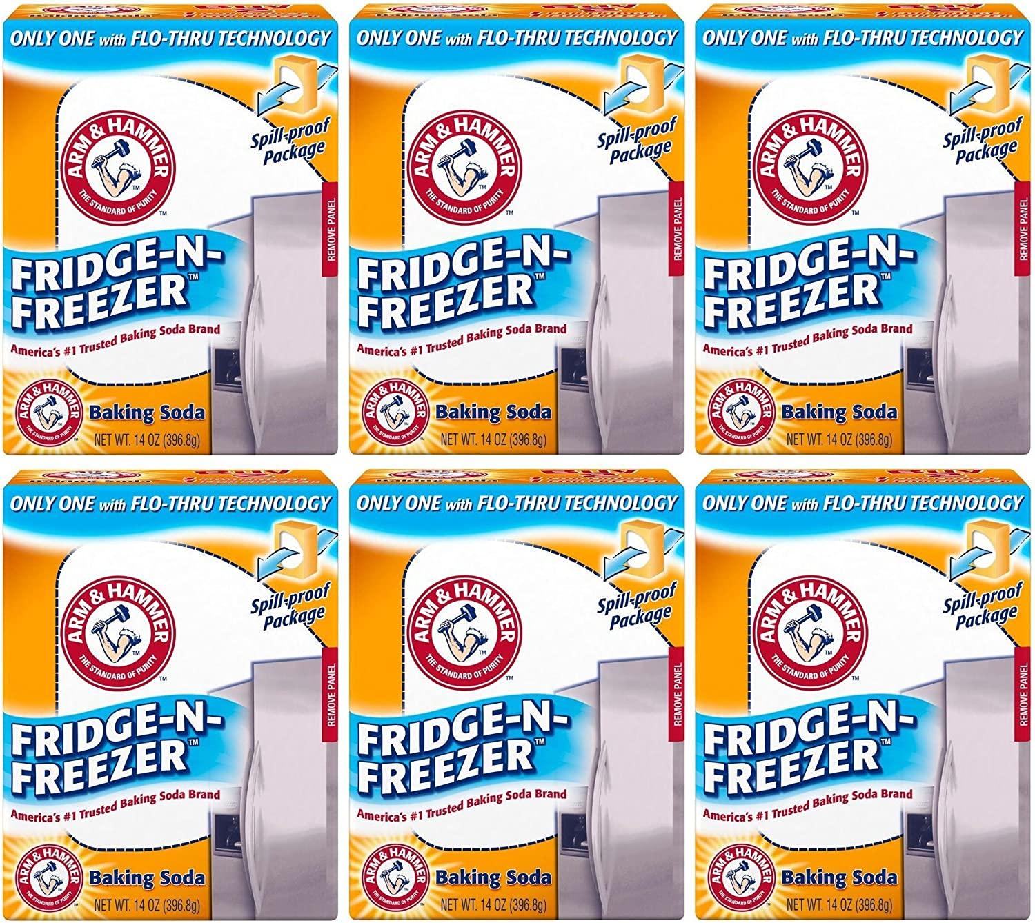 Arm & Hammer baking Soda, FridgeNFreezer Pack, Odor absorber, 14 oz