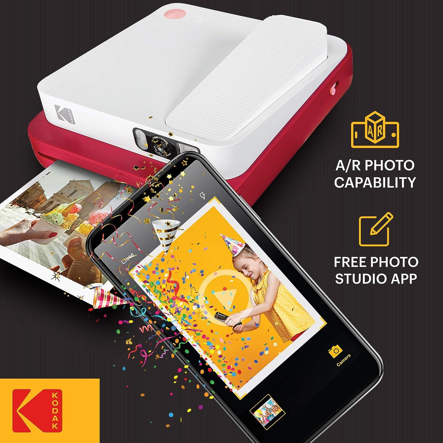 Kodak Smile Instant Printer (Red) Go Bundle