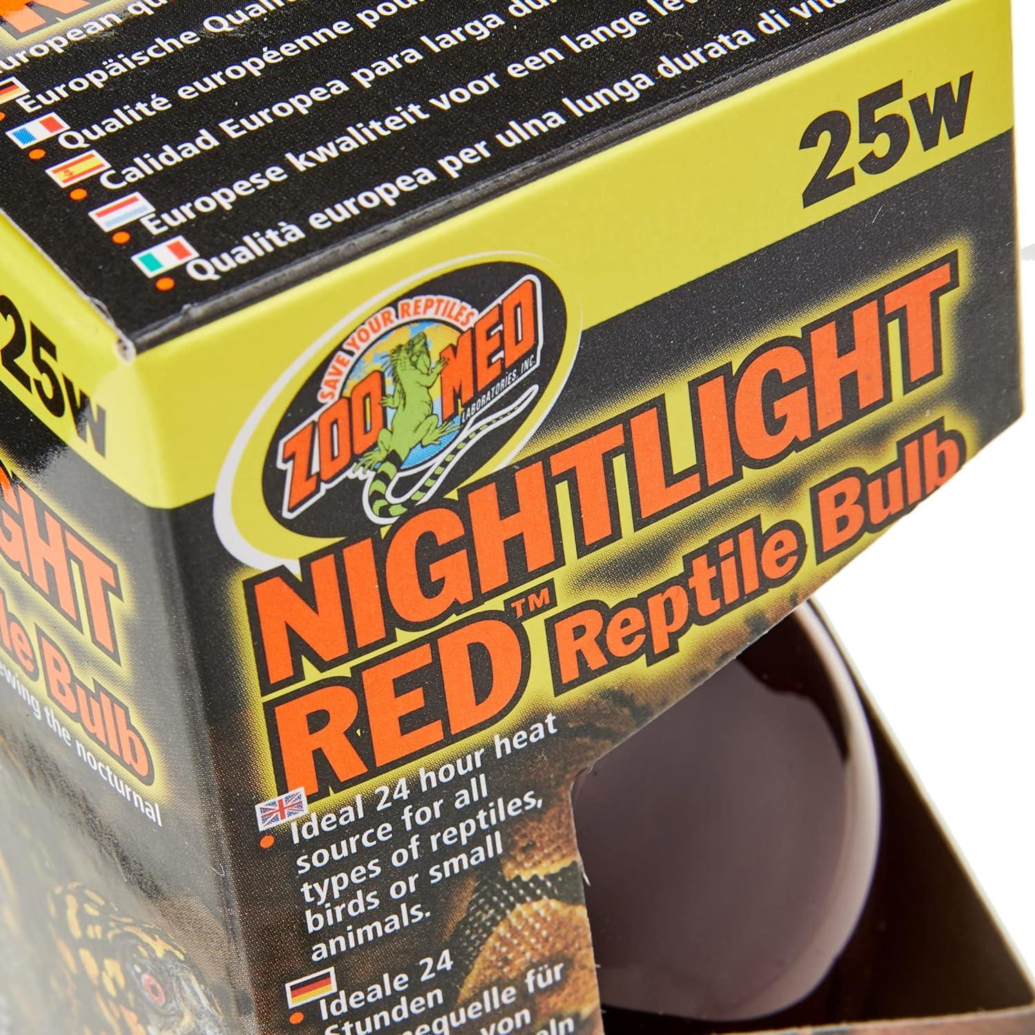 Zoo med nightlight red reptile bulb 2025