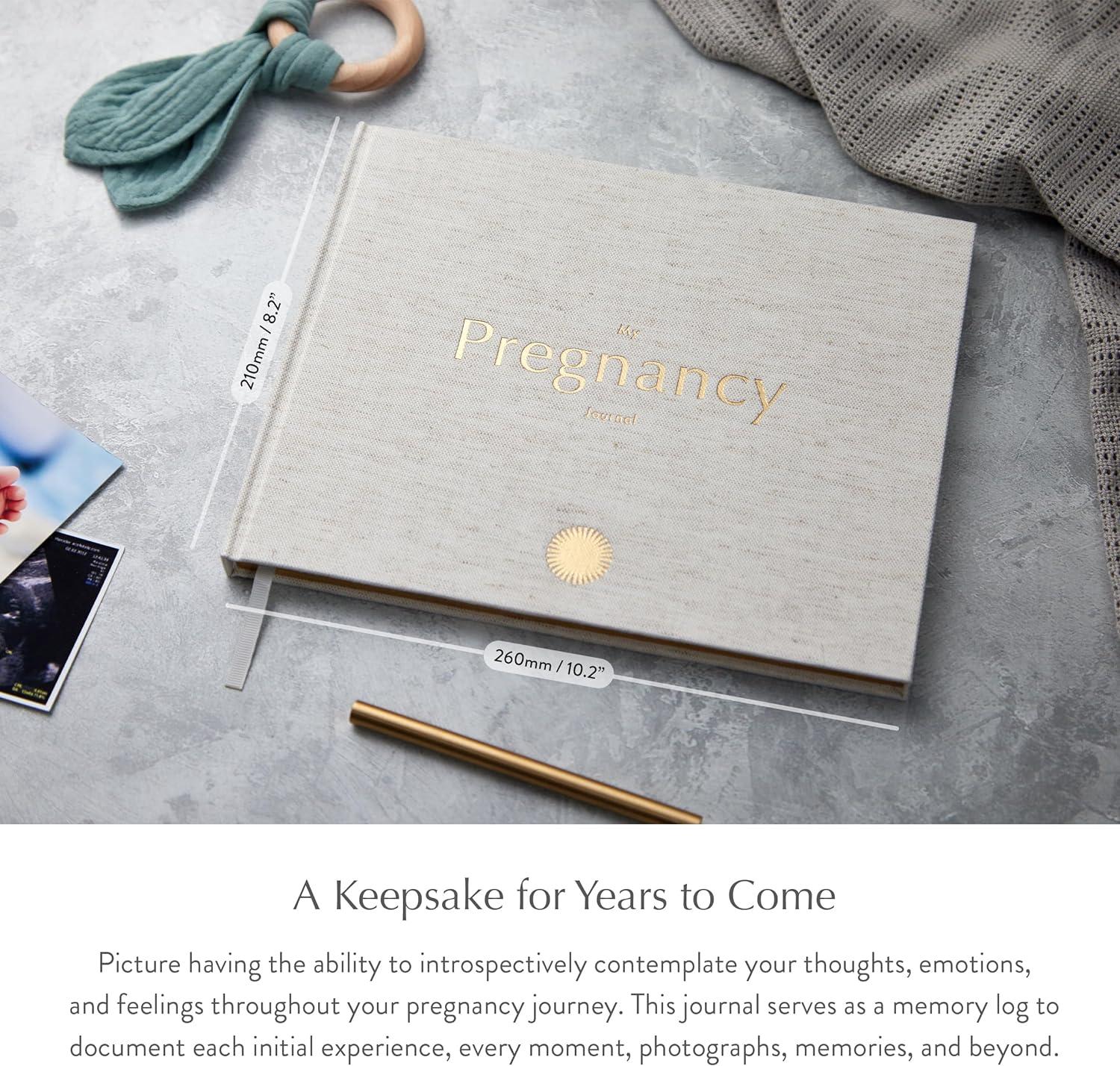 Pregnancy Journal And Planner Gift - Luxury Pregnancy Book For